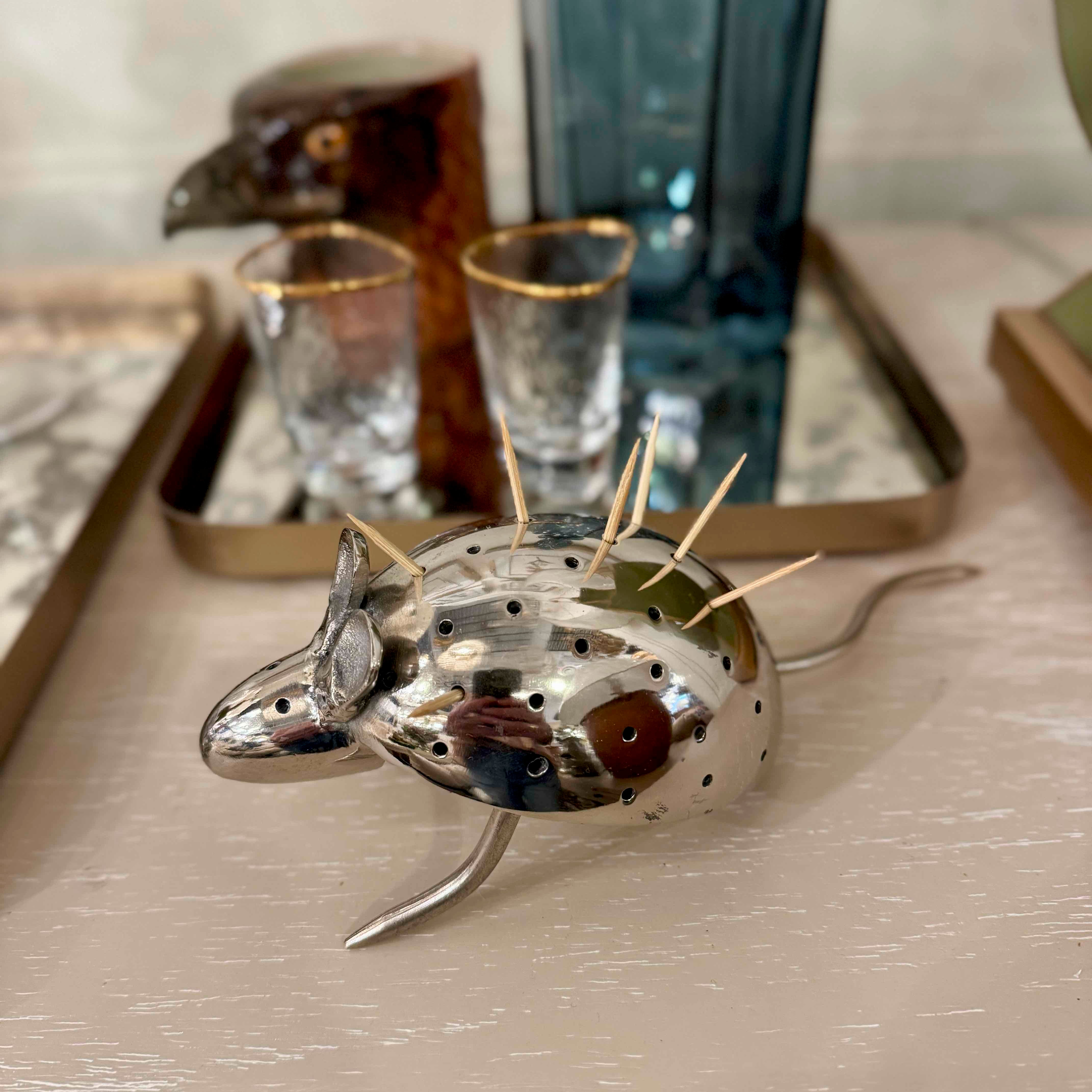 Retro Mouse Toothpick Holder