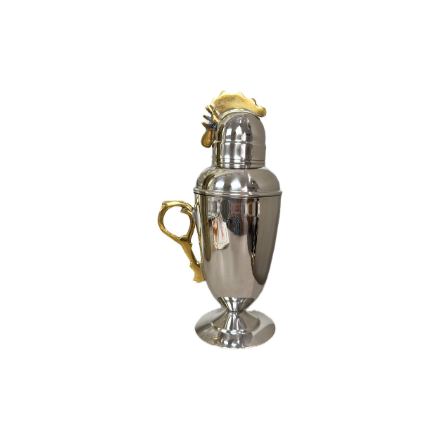 Retro Style Rooster Cocktail Shaker