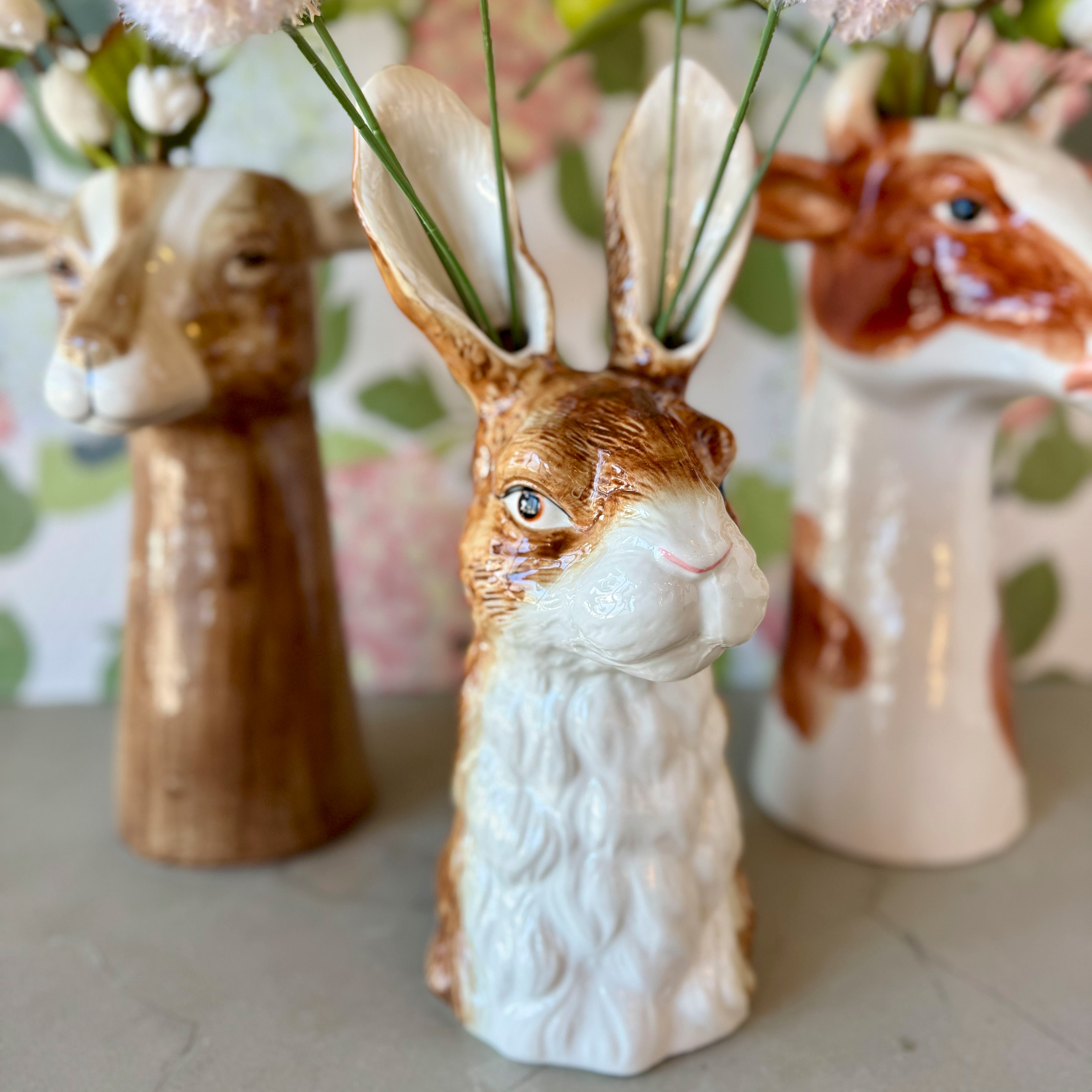 Ronnie the Rabbit Vase