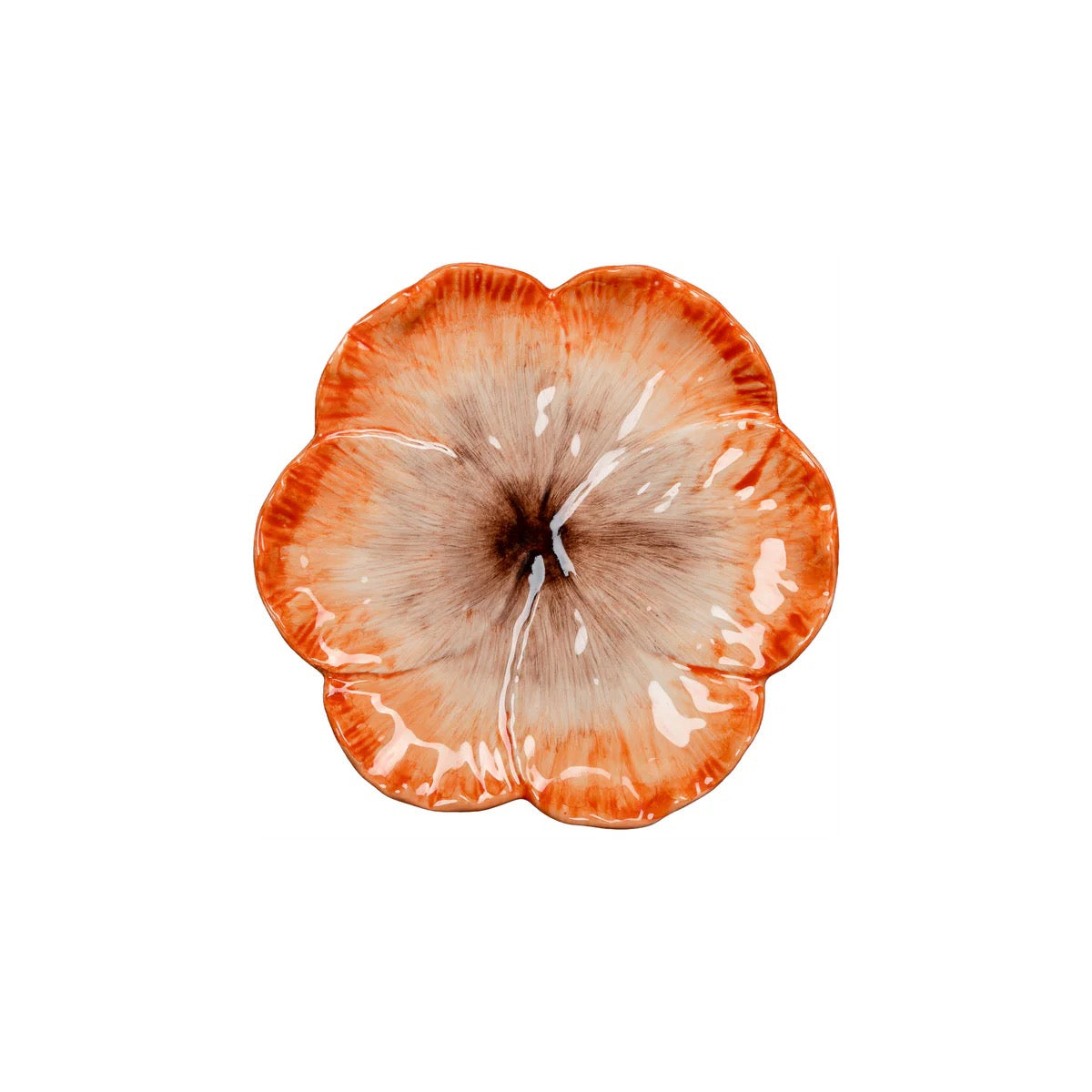 Rosa Orange Dessert Plate