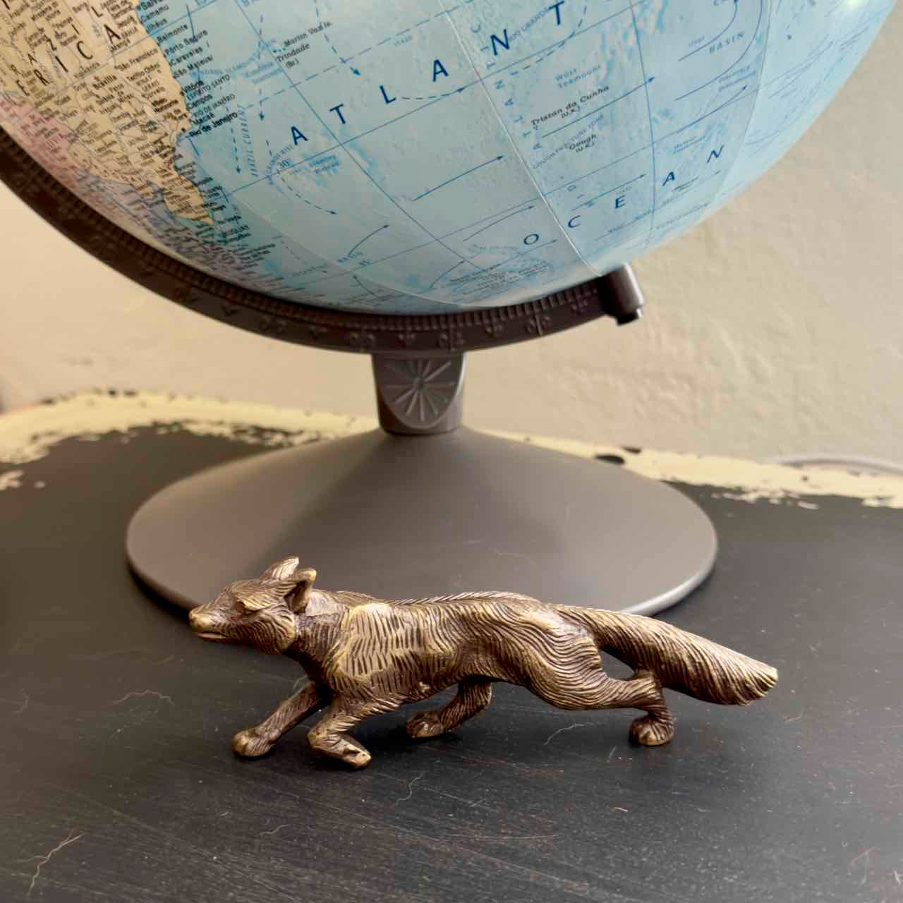 Running Fox Desk Decor