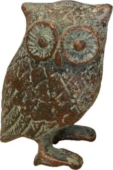 Rustic Owl Statue