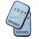 Sardine Tin Cocktail Napkins - Set of 4