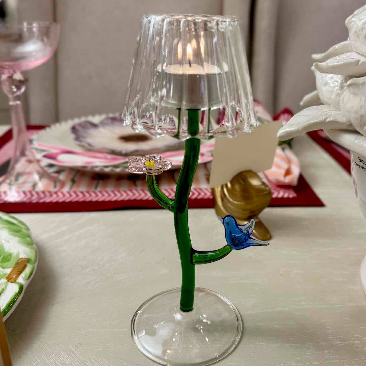 Spring Glass Tealight