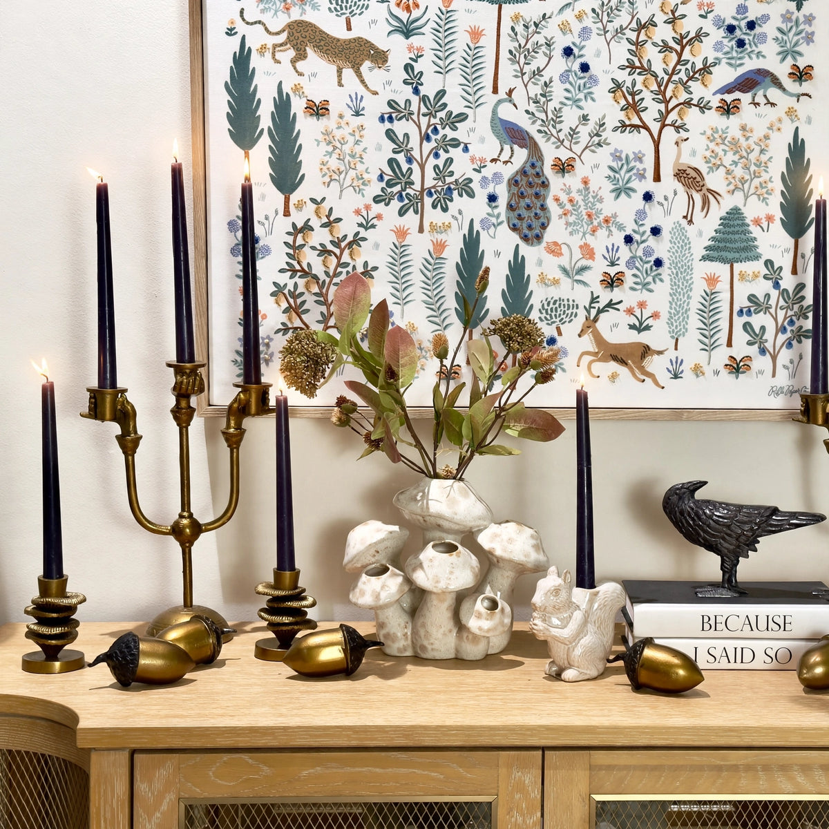 Squirrely Candleholder