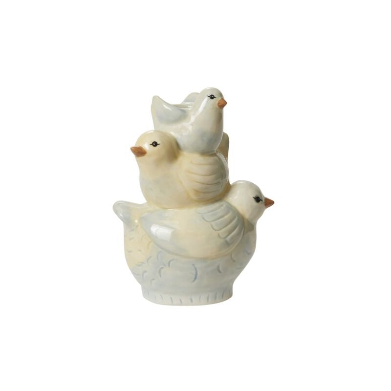 Stacked Chicks Candleholder