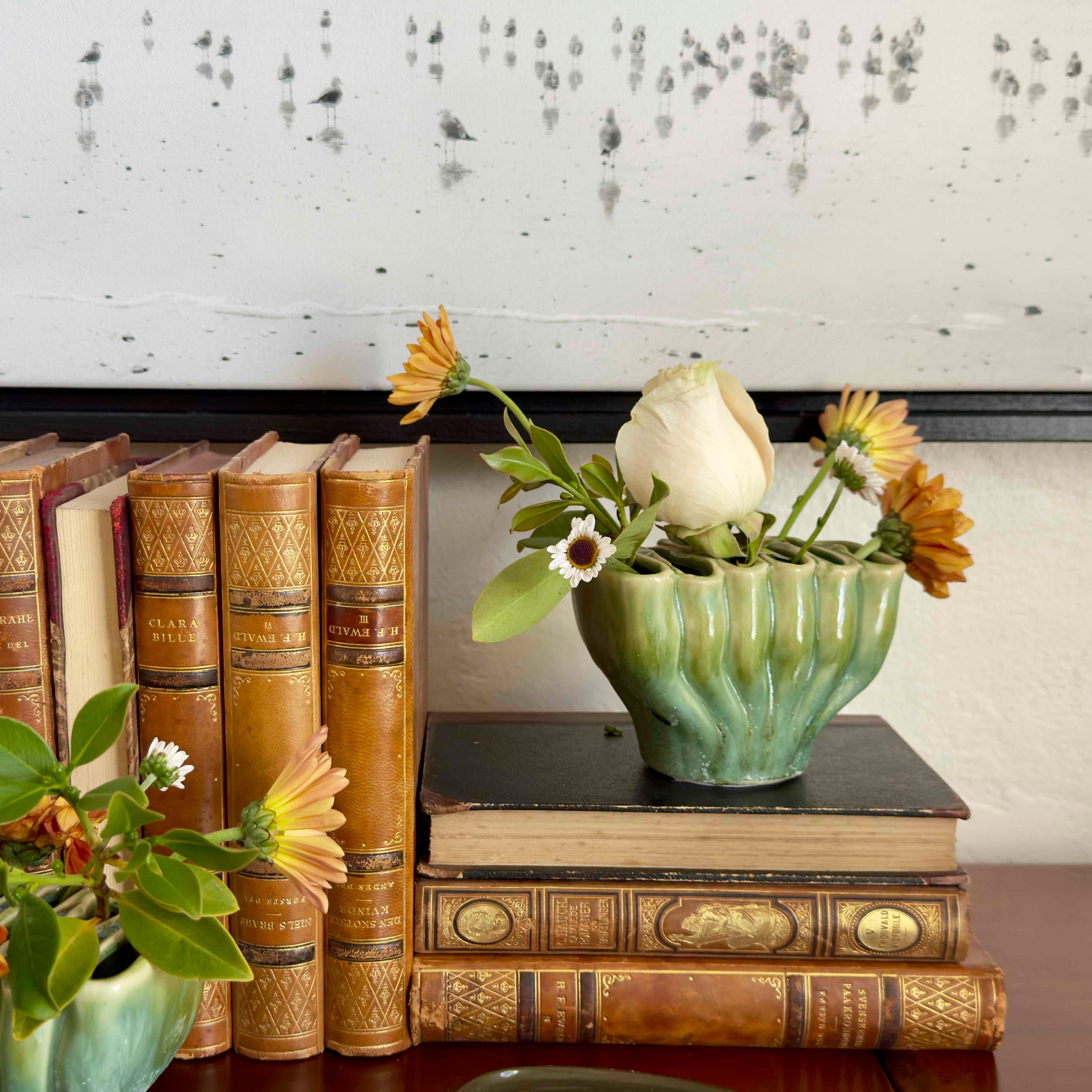 Stoneware Sectional Vase Small