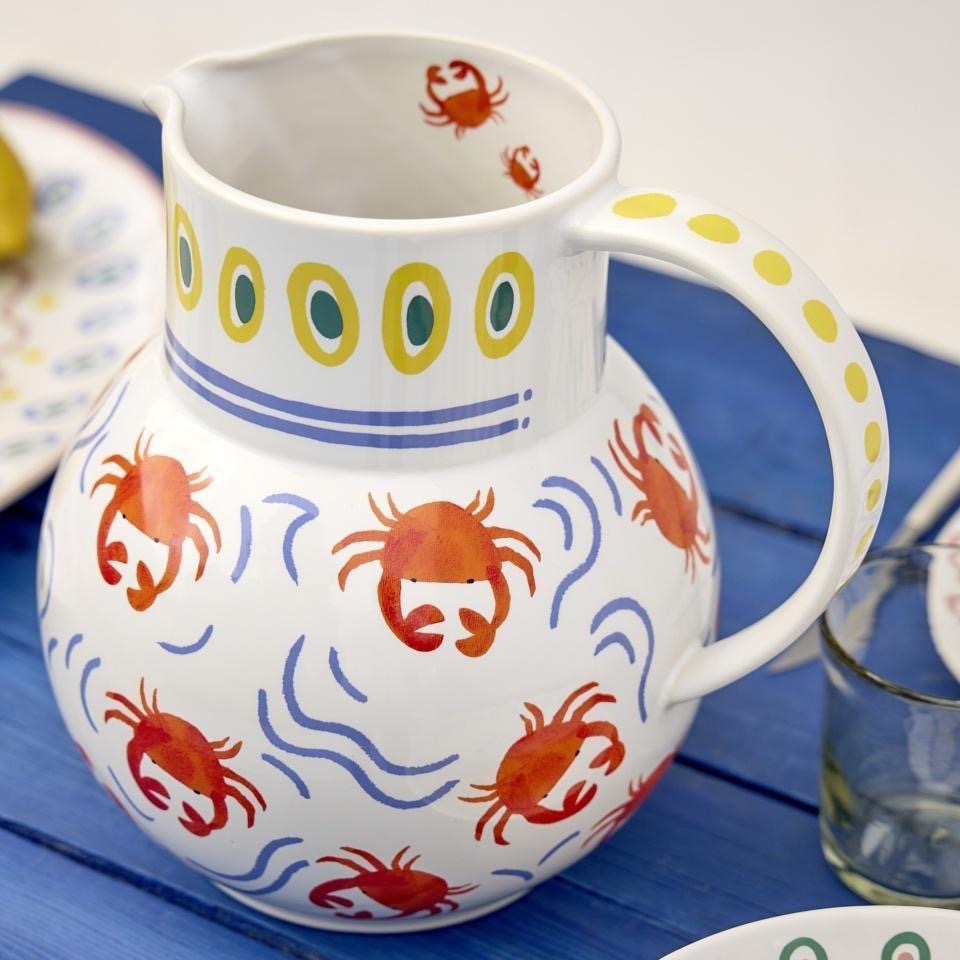 Summer Bliss Crab Pitcher