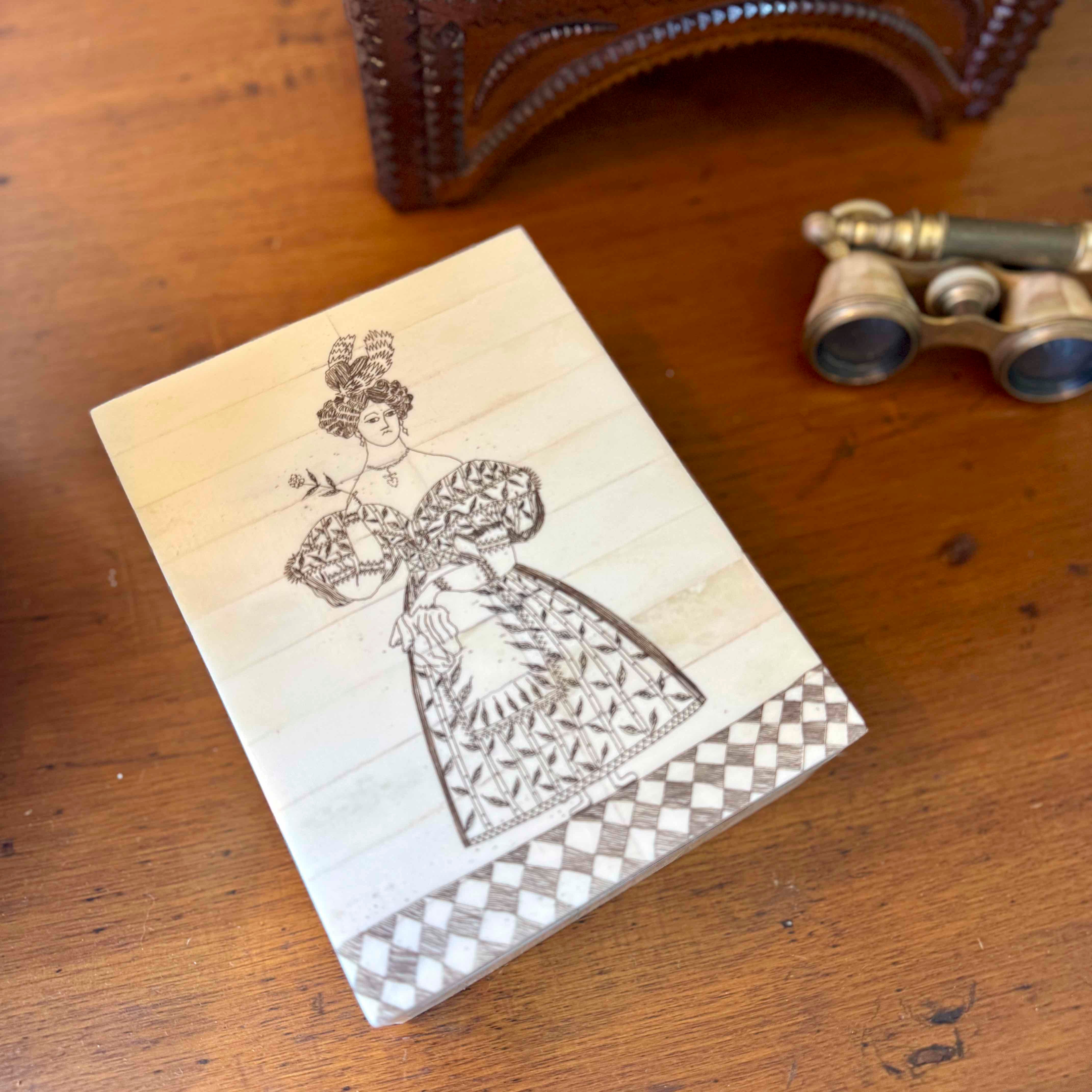 Sunday Best Scrimshaw Box