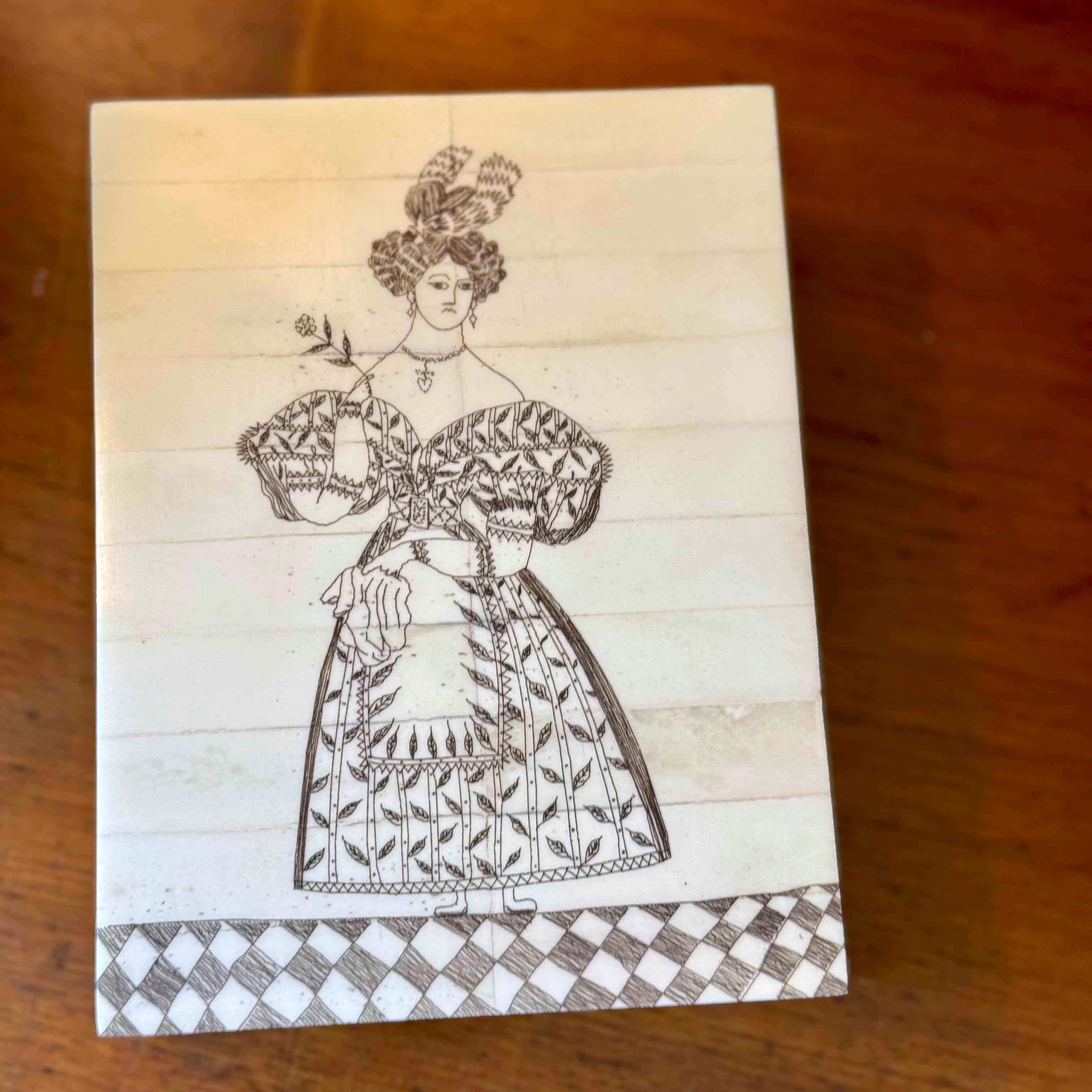 Sunday Best Scrimshaw Box