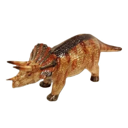 Dinosaur toy figure on a white background
