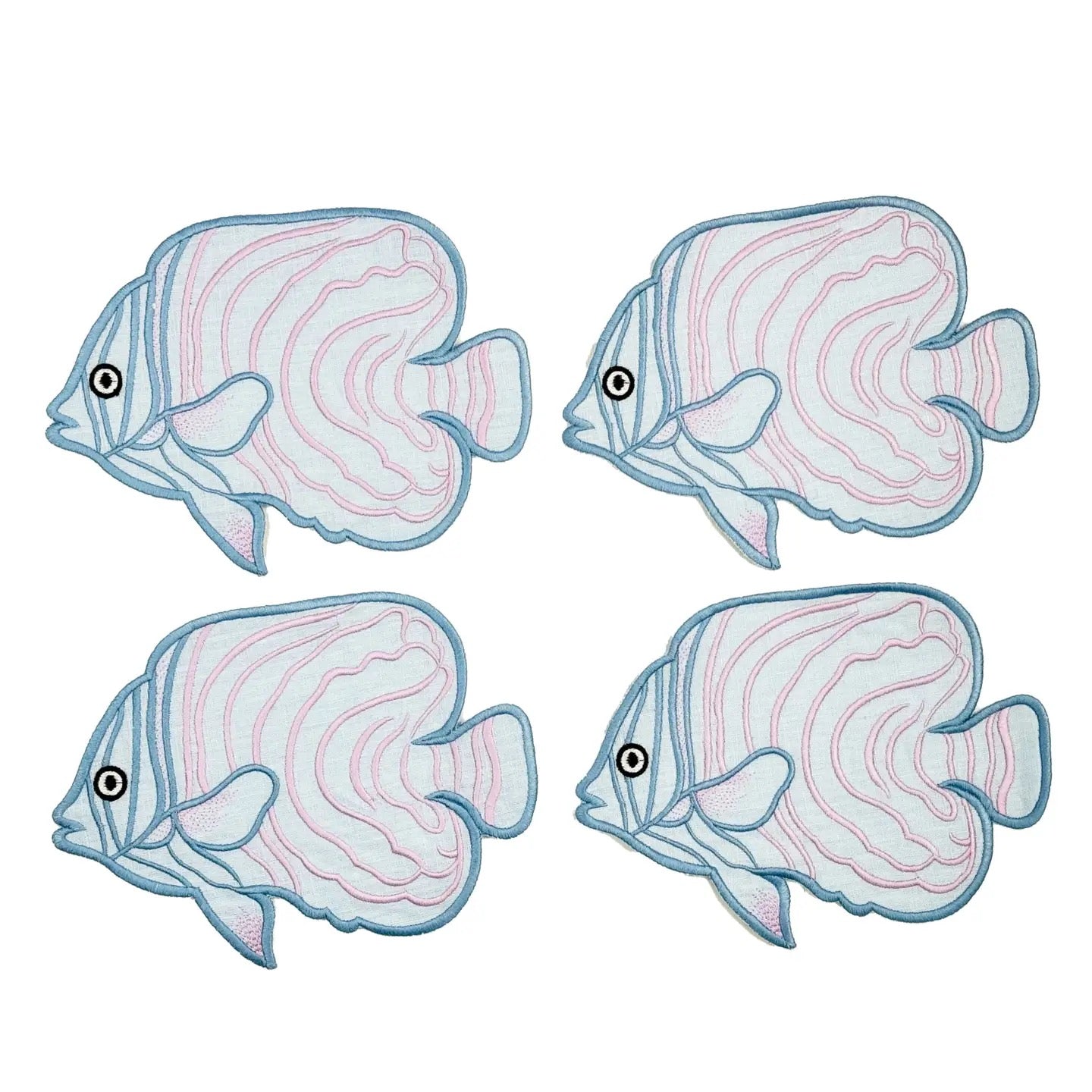 Tropical Fish Cocktail Napkins - Set of 4