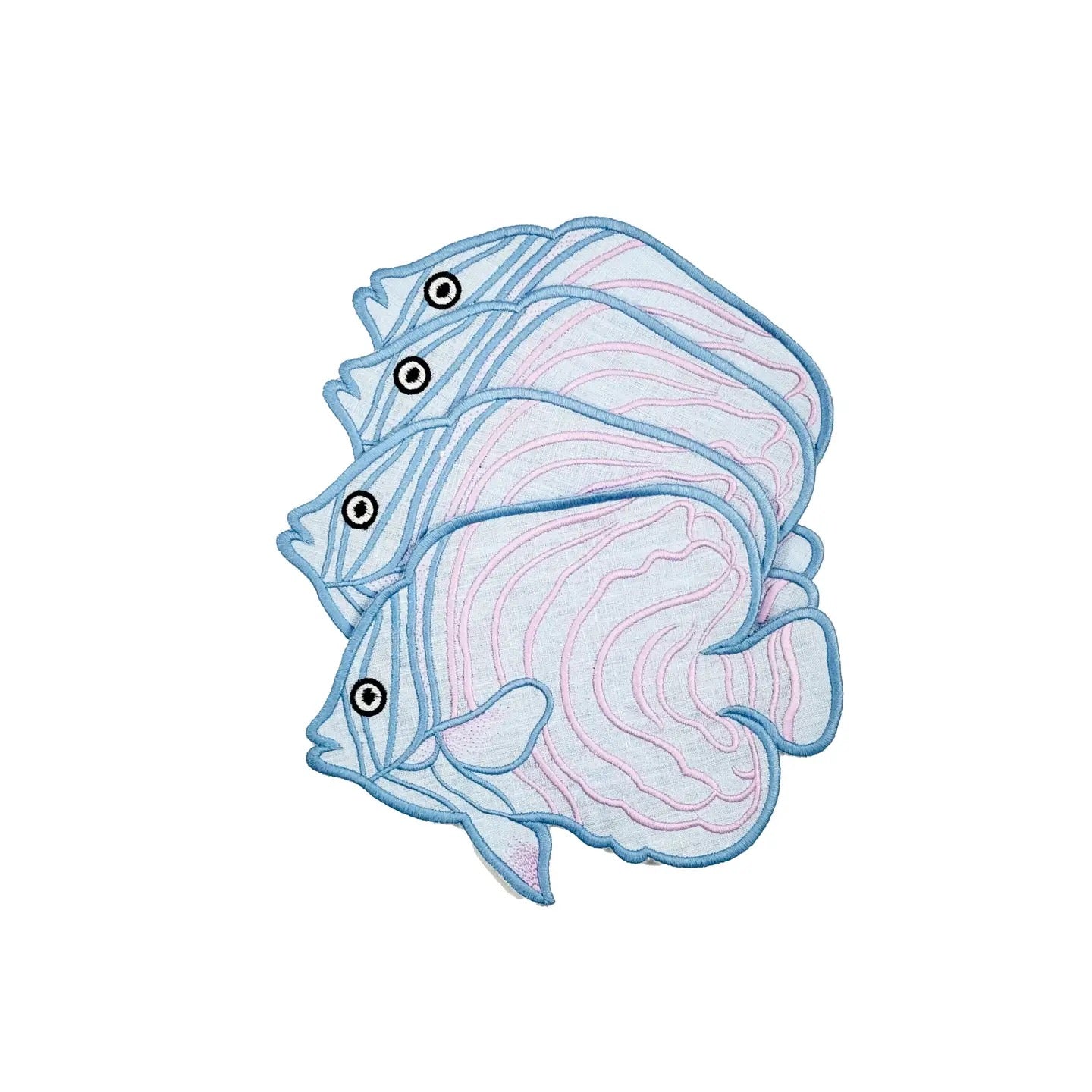 Tropical Fish Cocktail Napkins - Set of 4