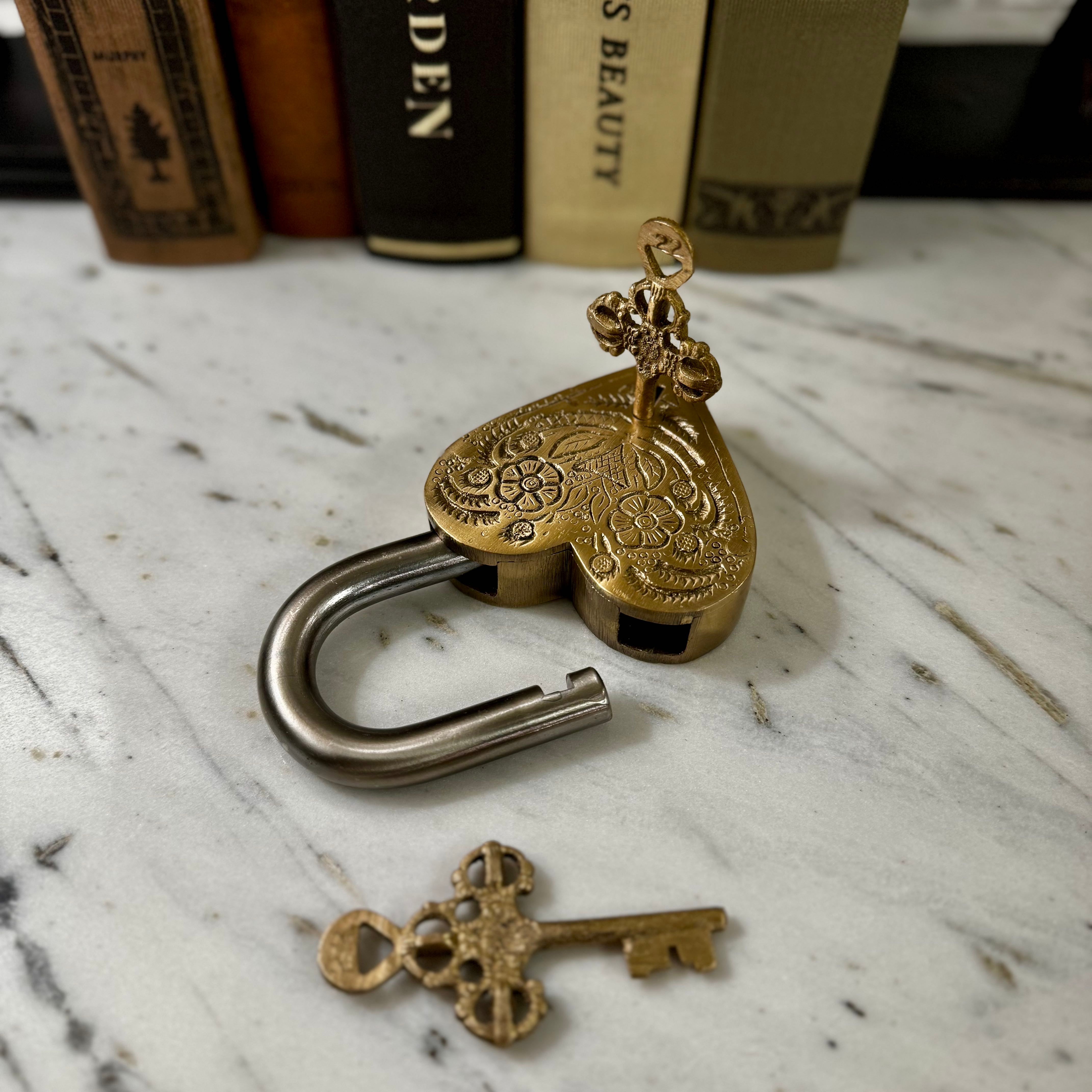 Vintage Style Lock and Key