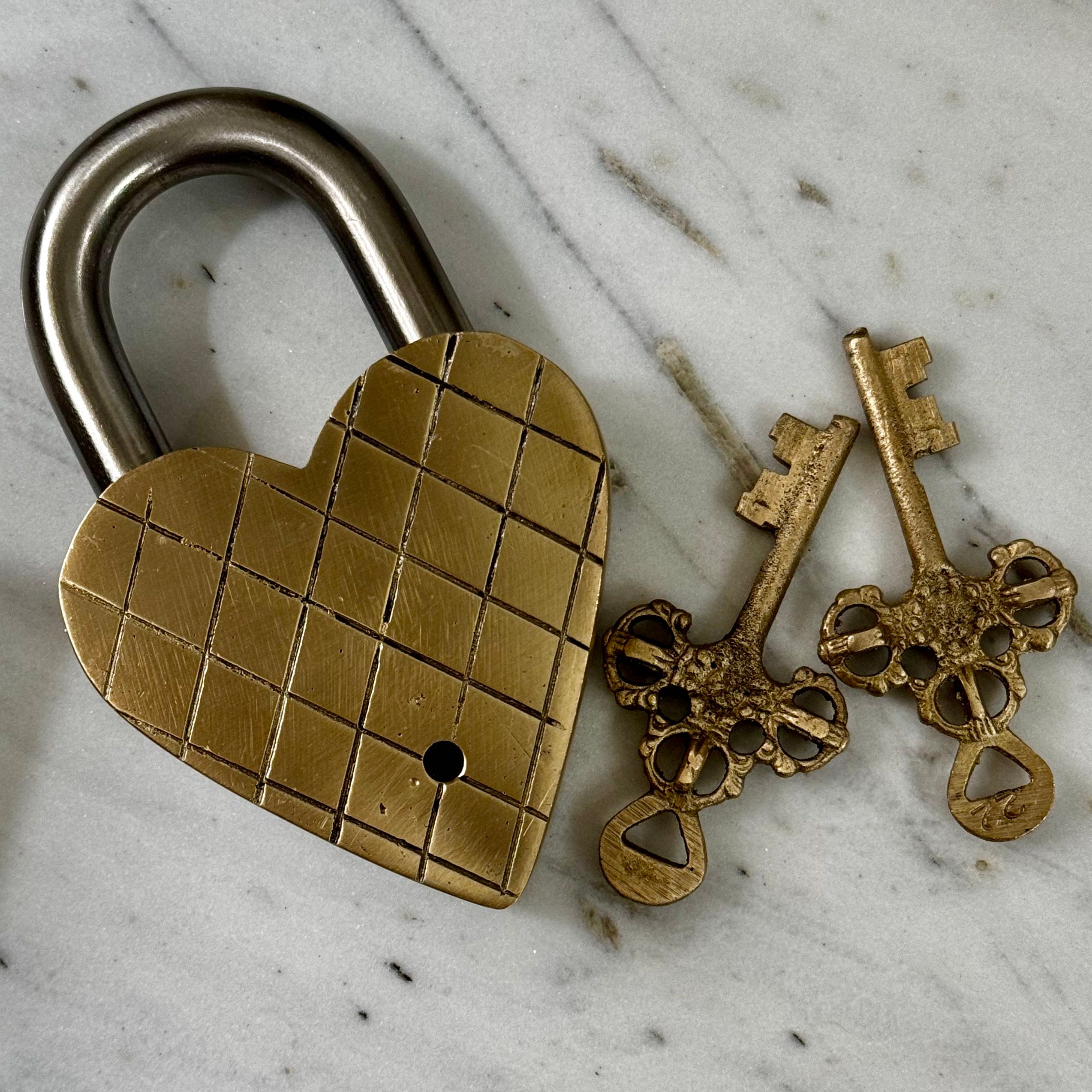 Vintage Style Lock and Key