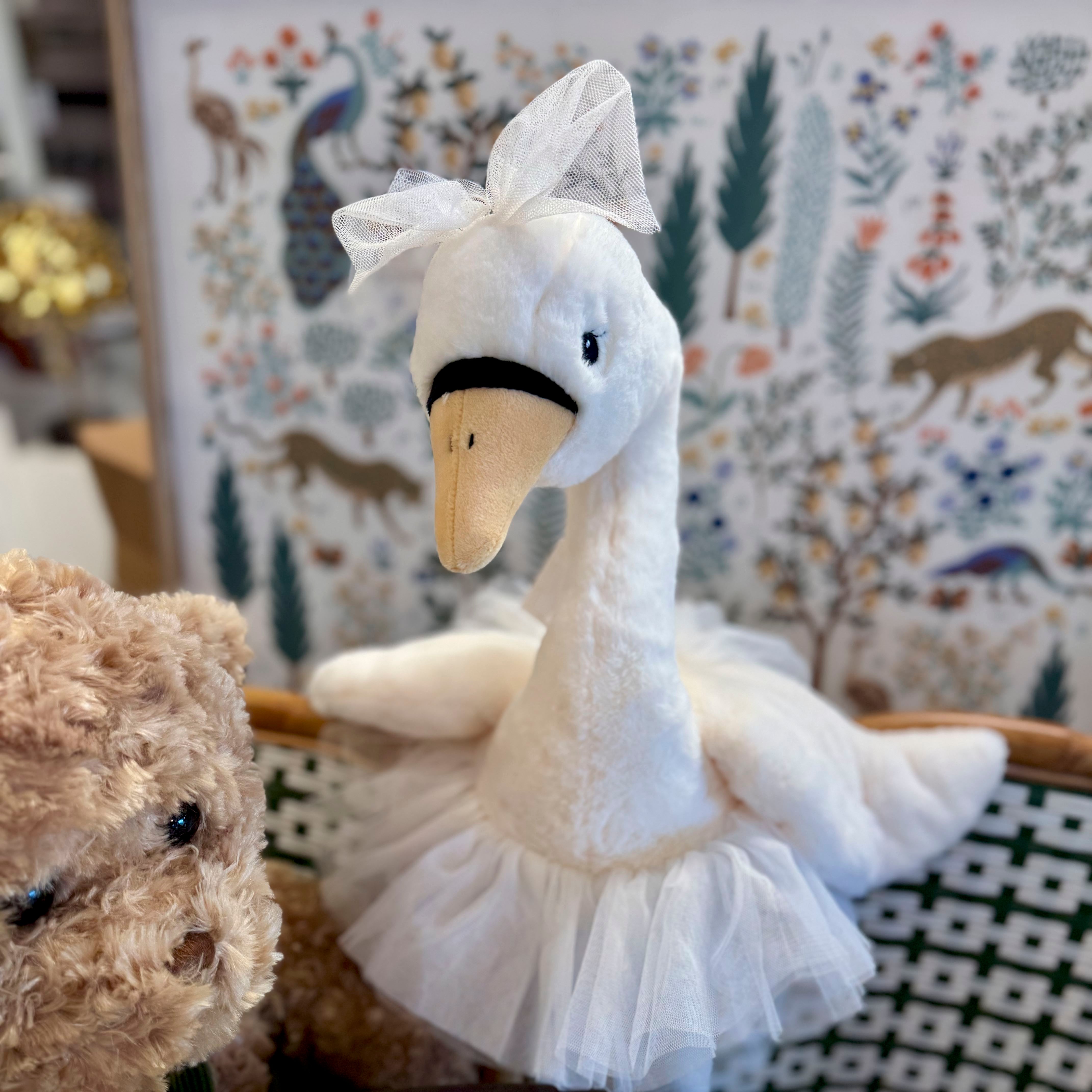 White Odette Swan Stuffed Animal