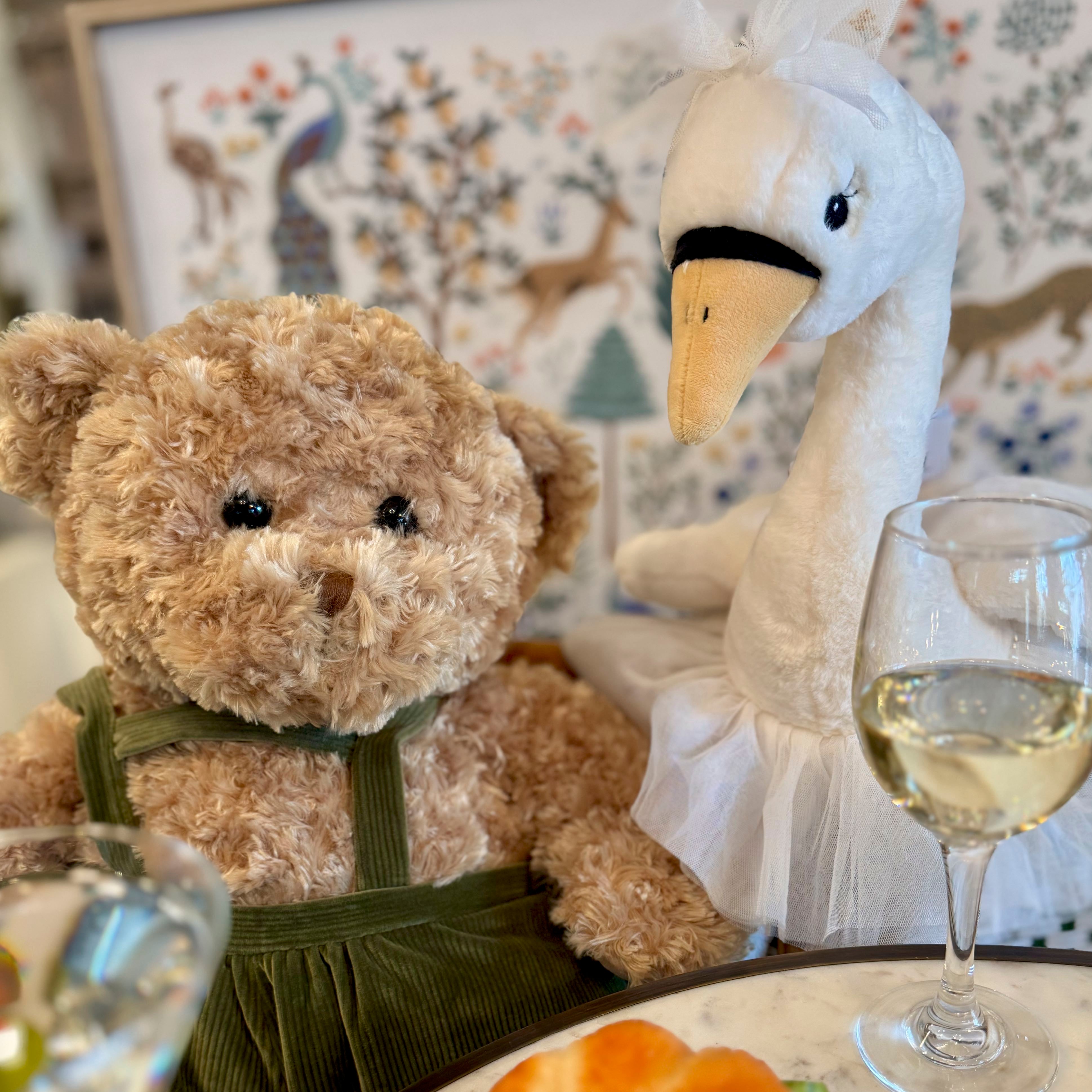 White Odette Swan Stuffed Animal