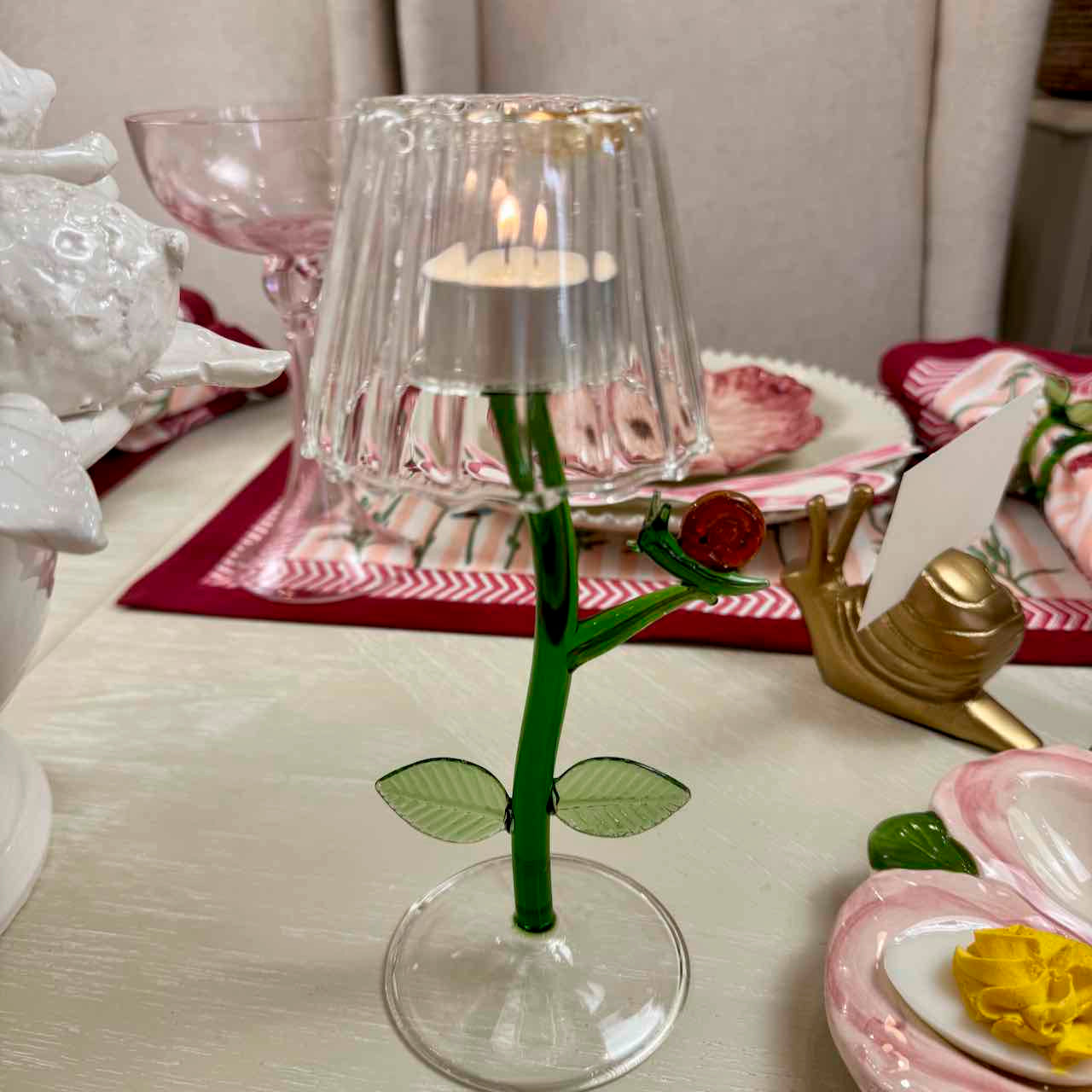 Winter Glass Tealight
