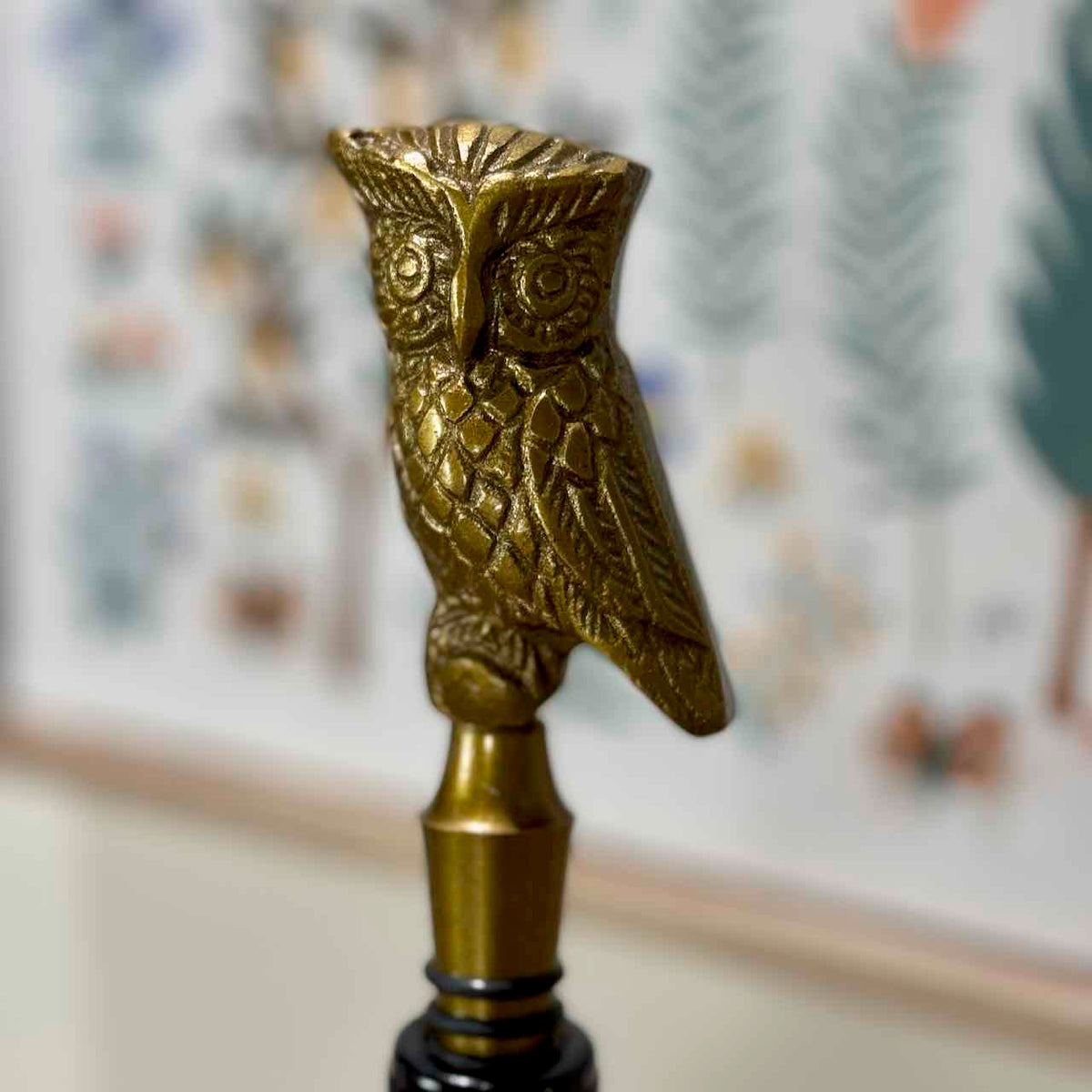 Winter Owl Bottle Stopper