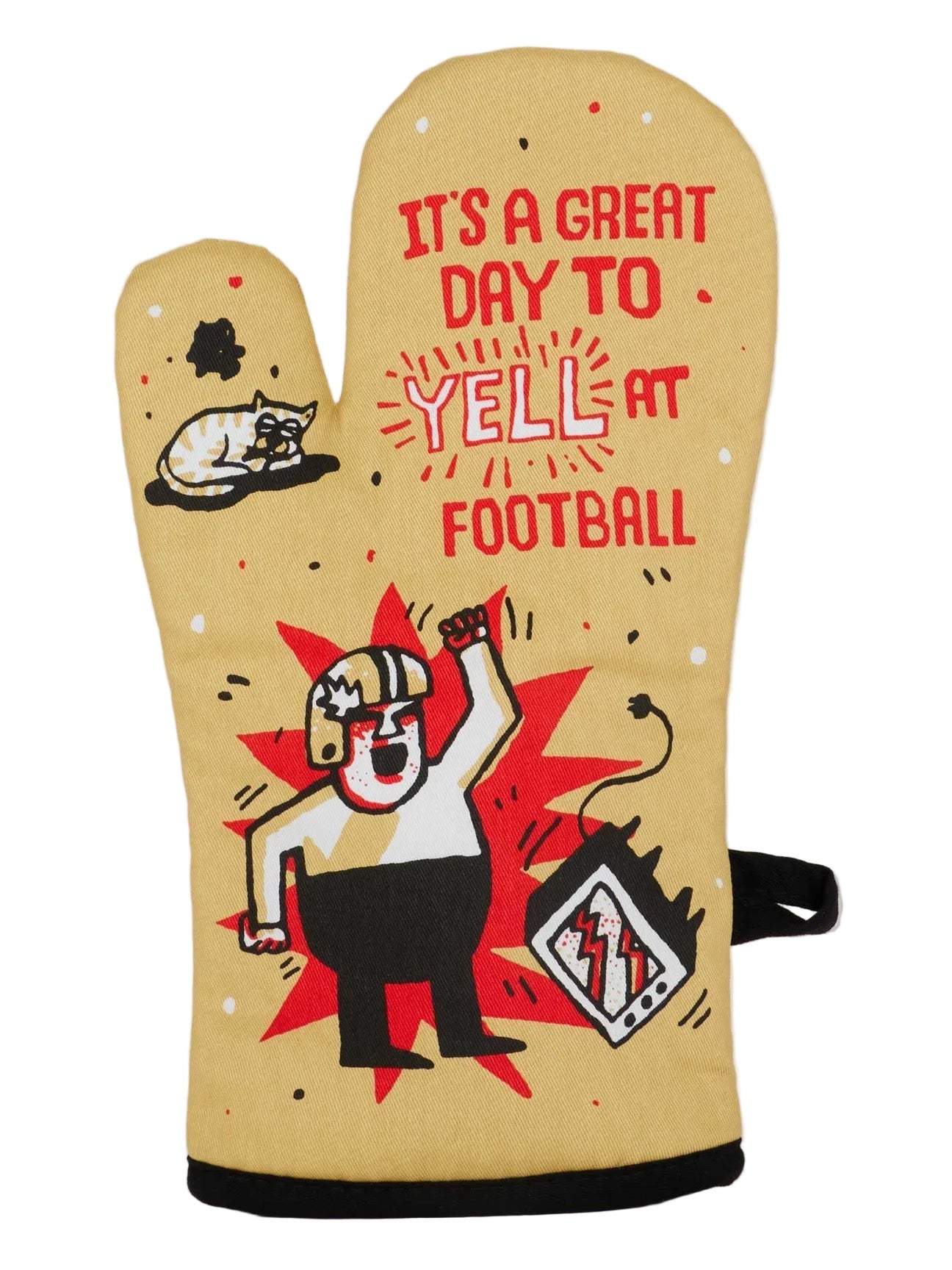 Yell at Football Oven Mitt