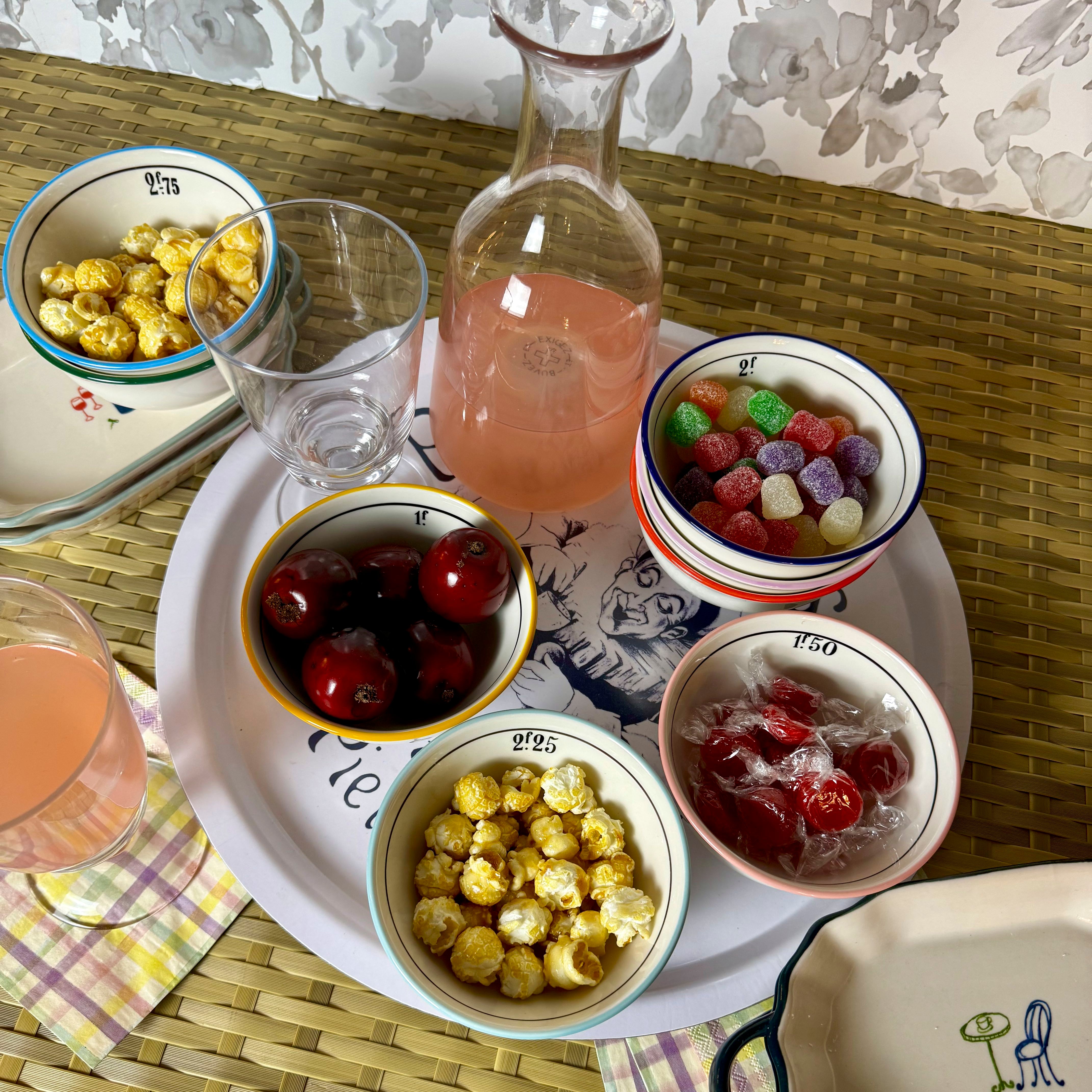 French Inspired Cafe Bowl - set of 8