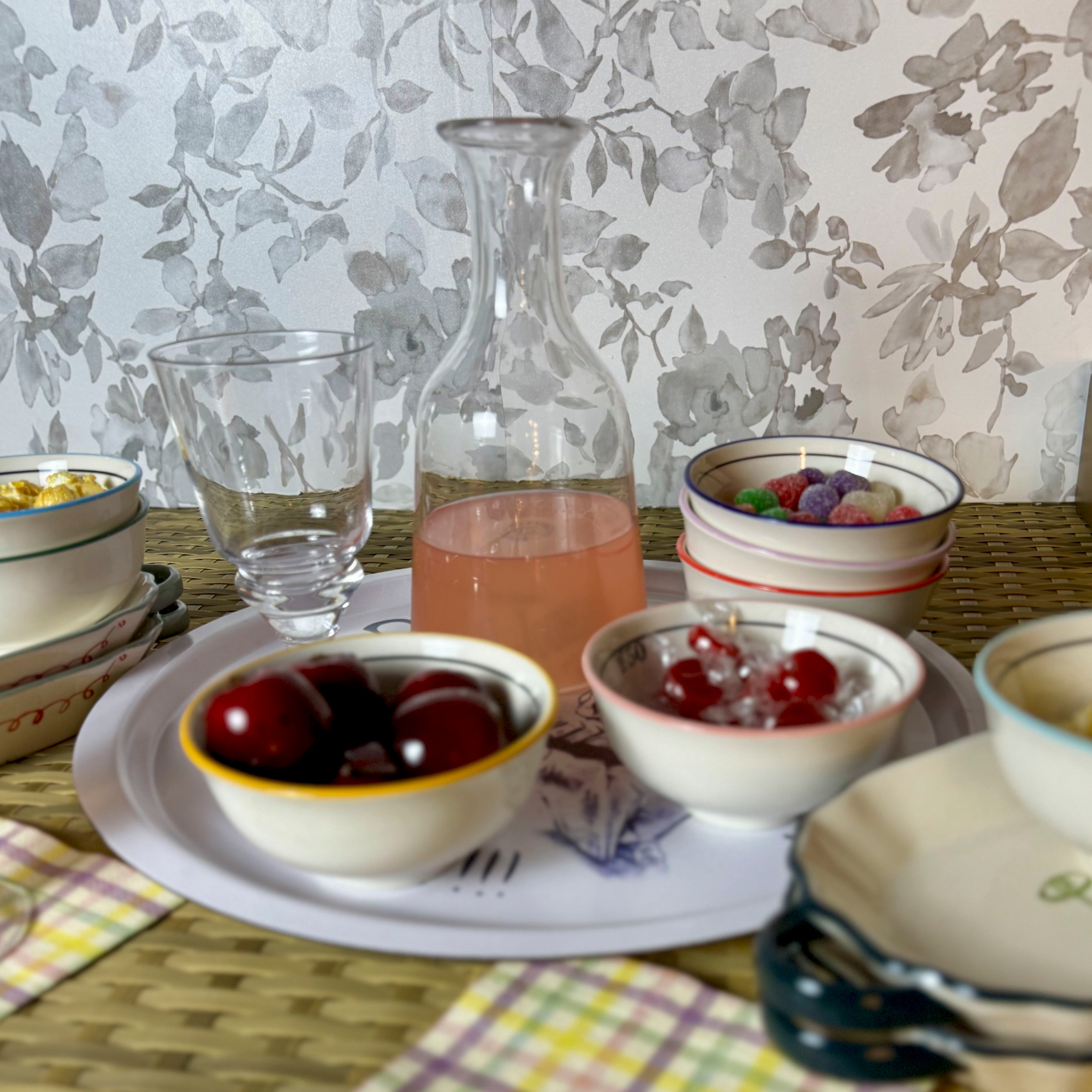 French Inspired Cafe Bowl - set of 8