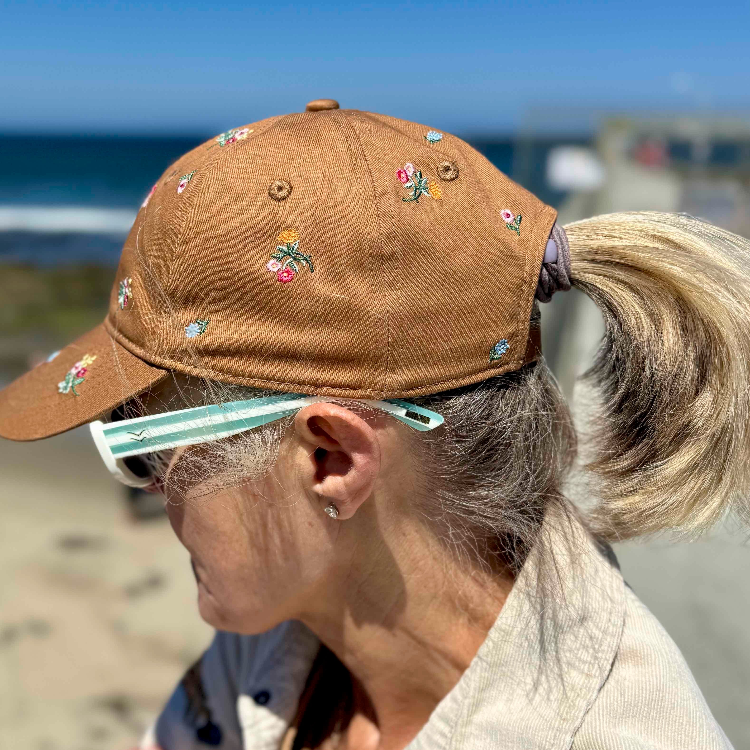 Ditsy Dahlia Baseball Cap by Rifle Paper