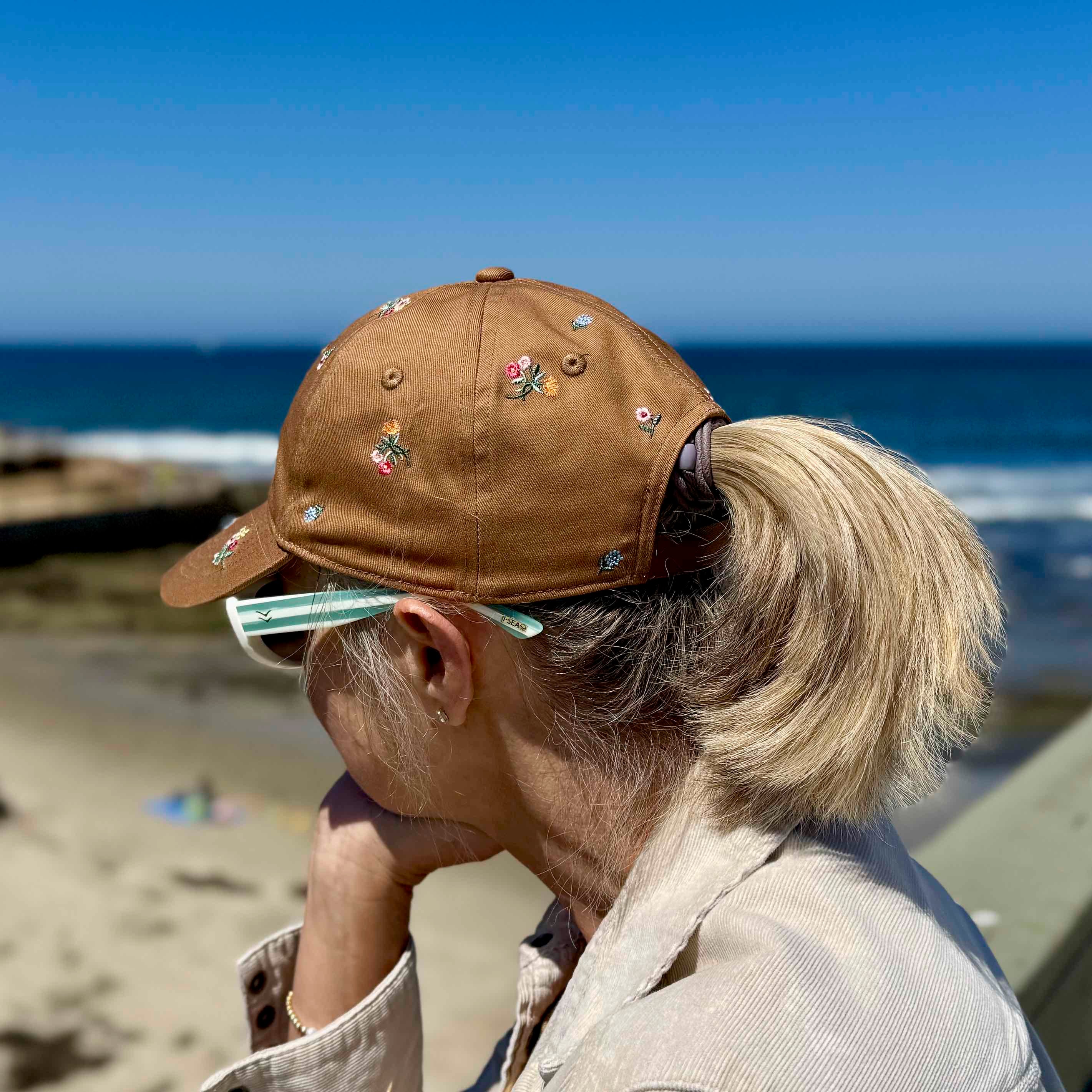 Ditsy Dahlia Baseball Cap by Rifle Paper