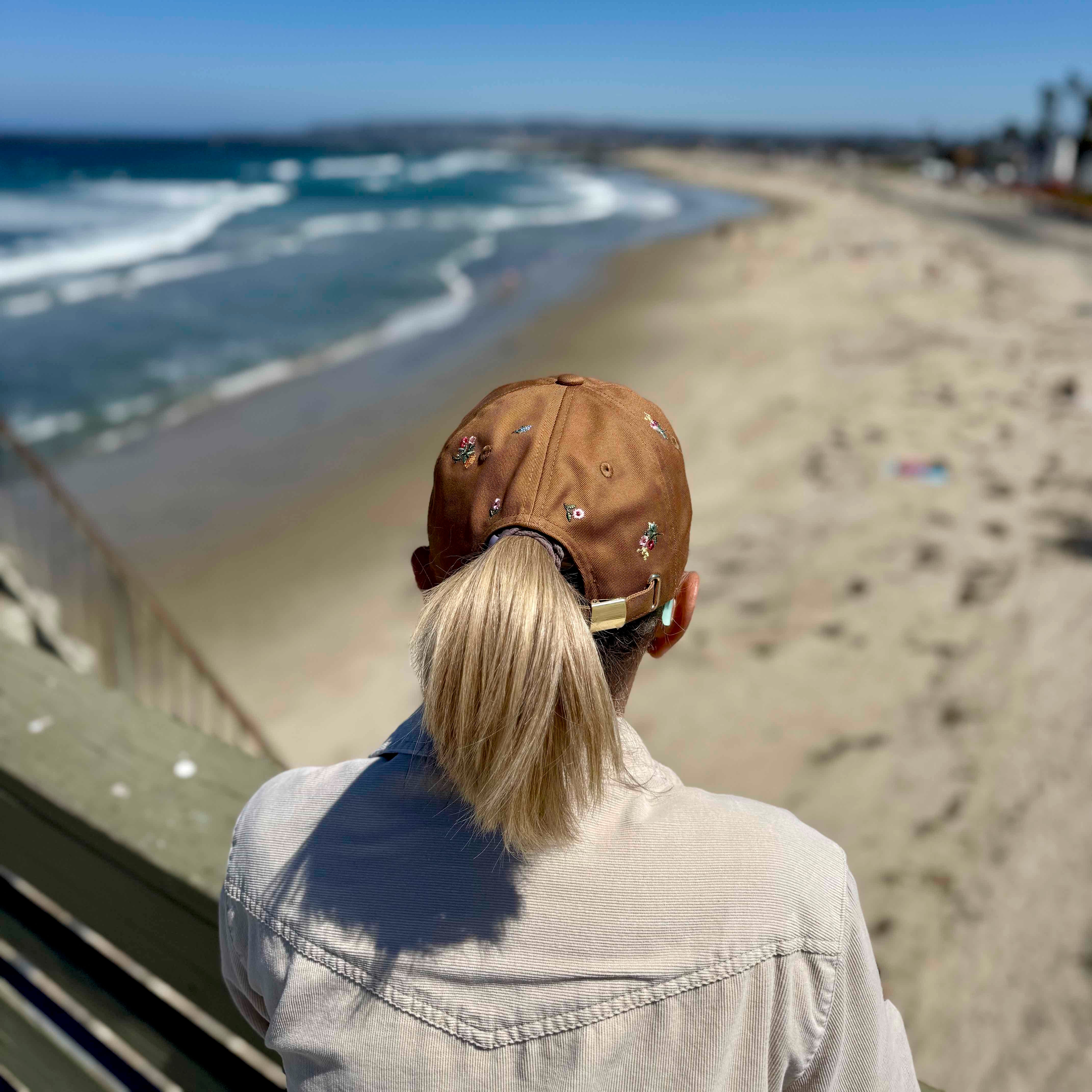 Ditsy Dahlia Baseball Cap by Rifle Paper