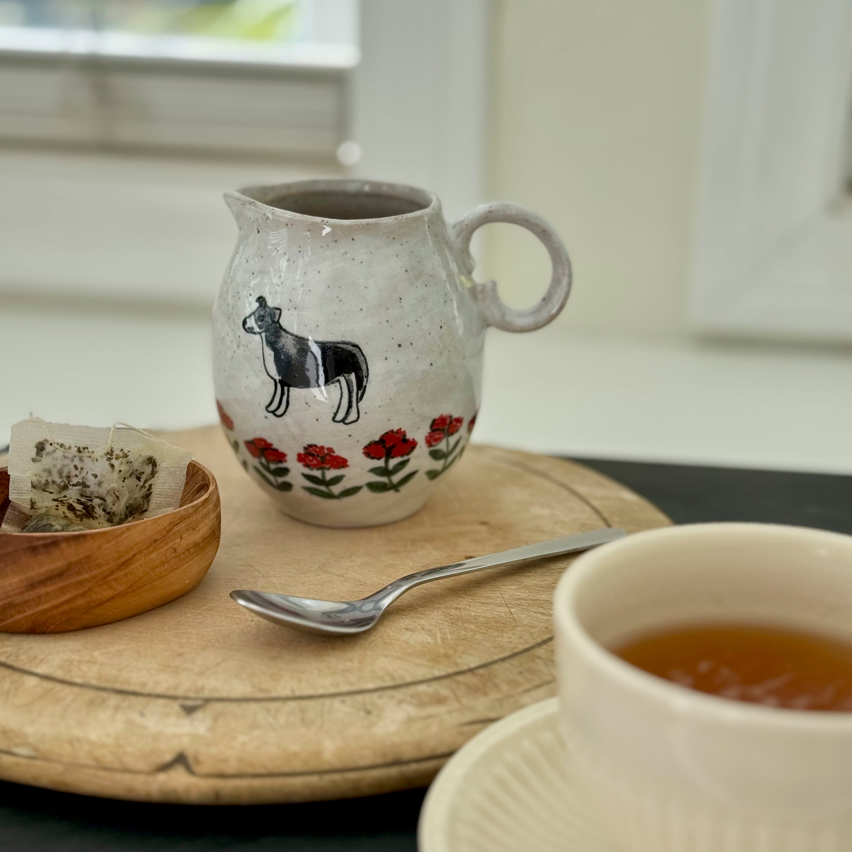 Primitive Dog Creamer Pitcher