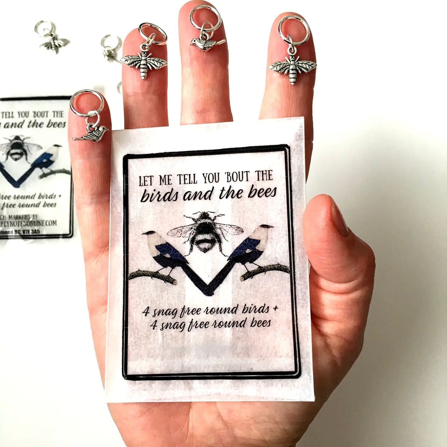 irds and Bees Stitch Markers