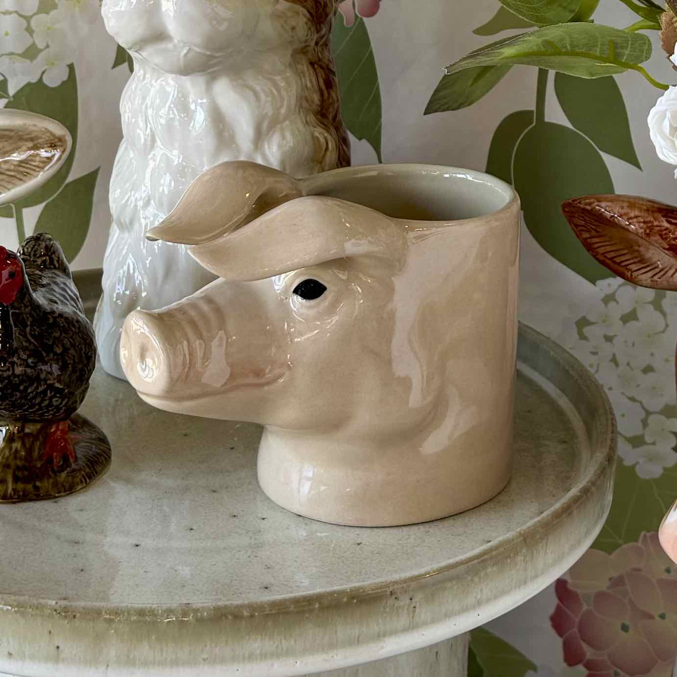 British Lop Pig Pencil Pot