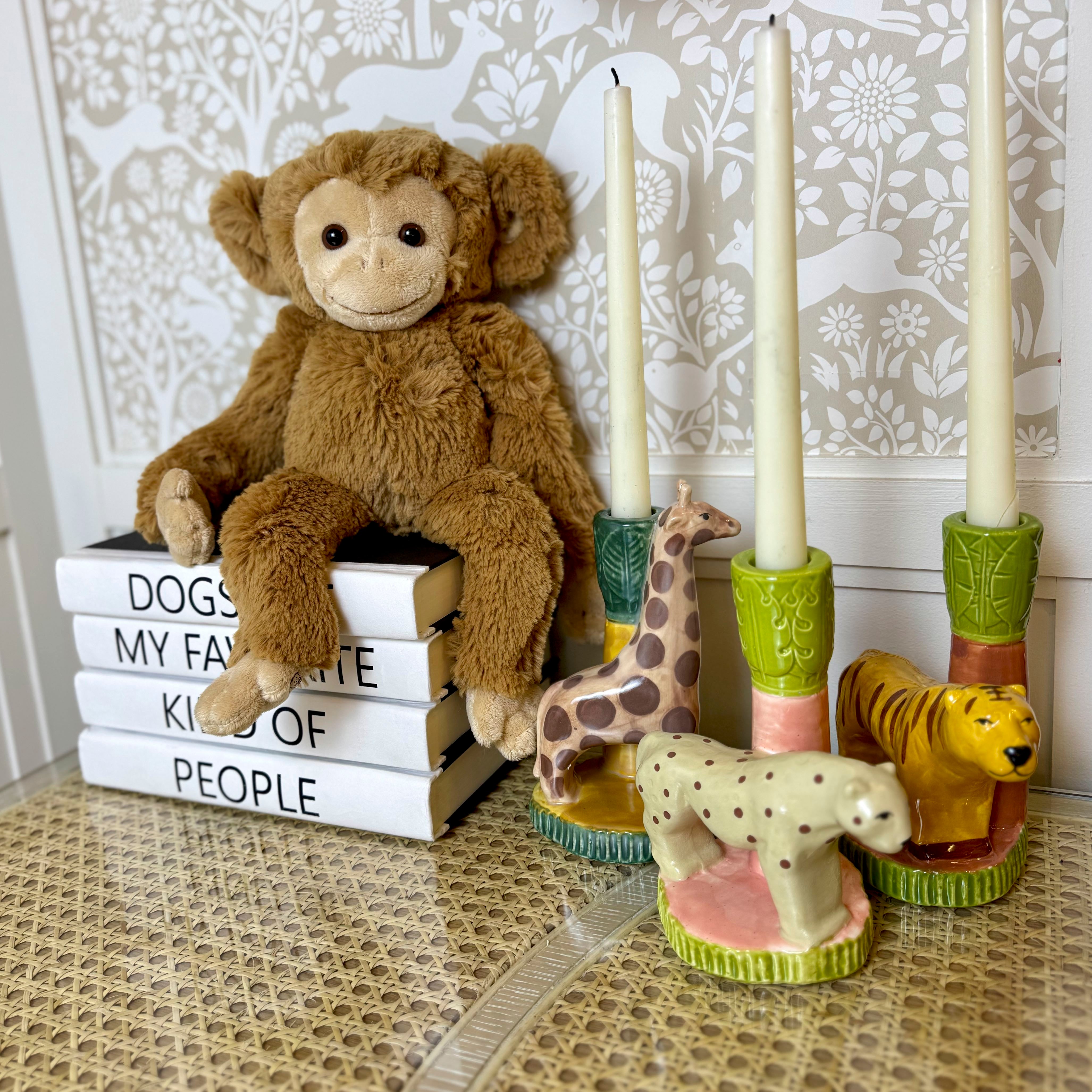 Safari Animal Candleholders - Set of 3