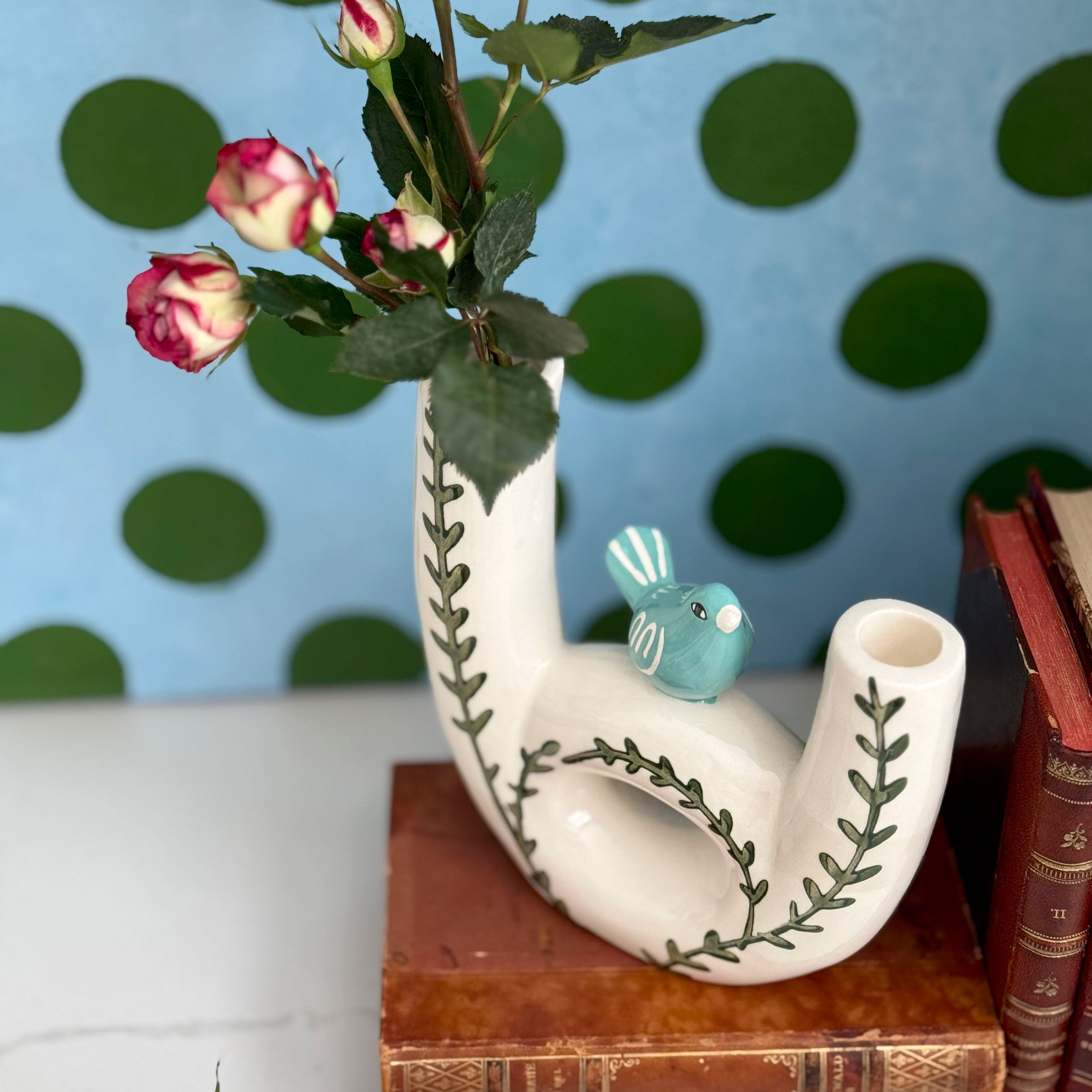 Song Bird Bud Vase