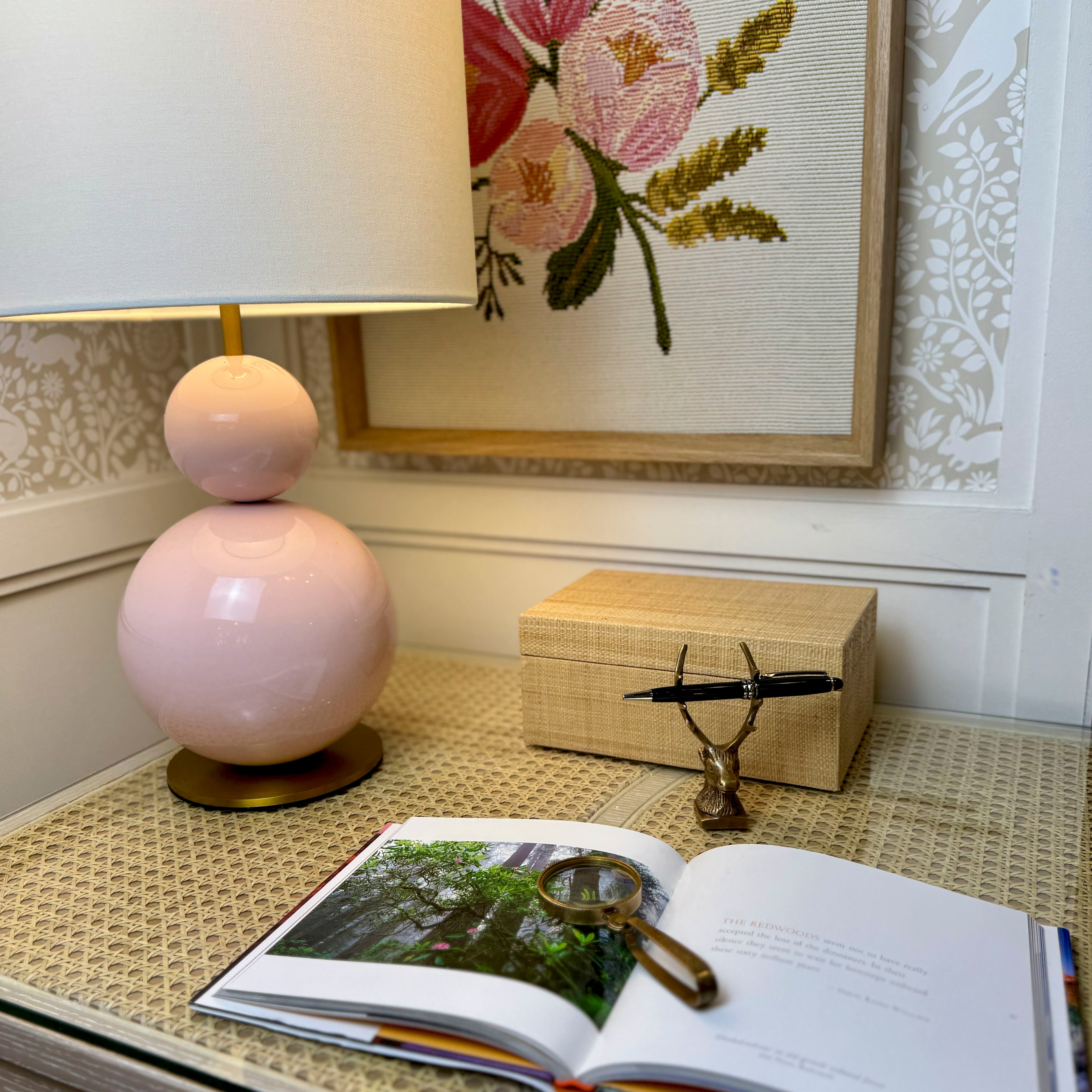 Brass Stag Pen Holder