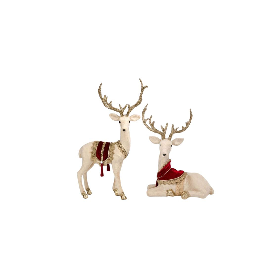 Christmas Deer Small - Set of 2
