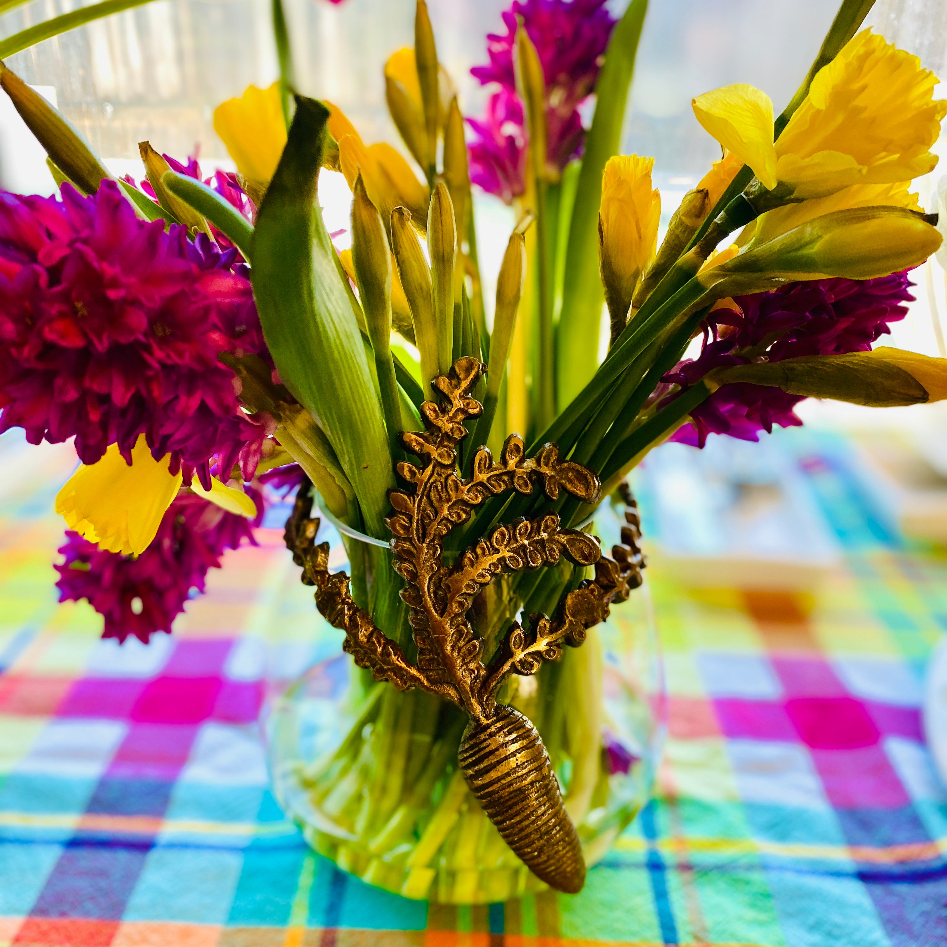 Golden Carrot Vase Short