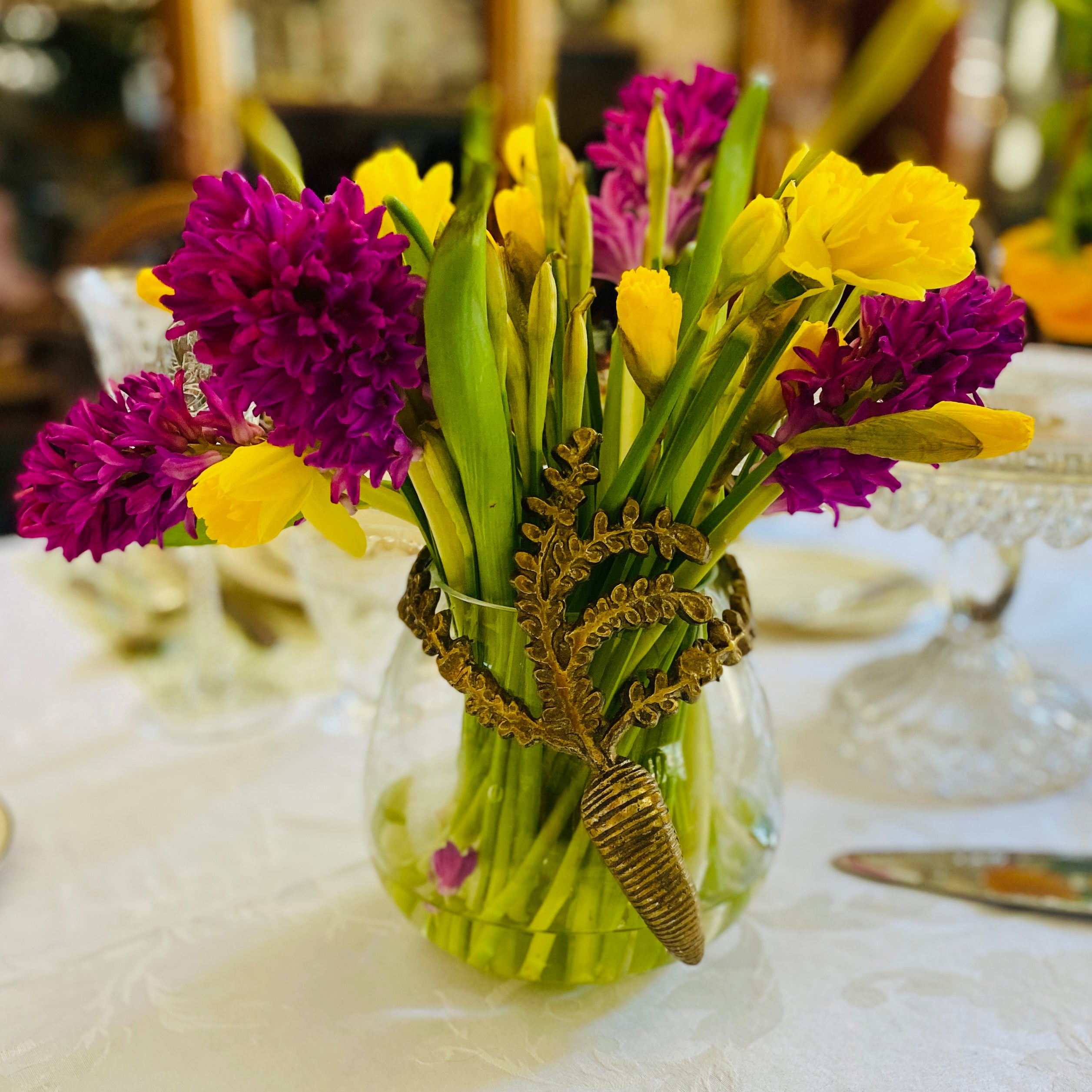 Golden Carrot Vase Short