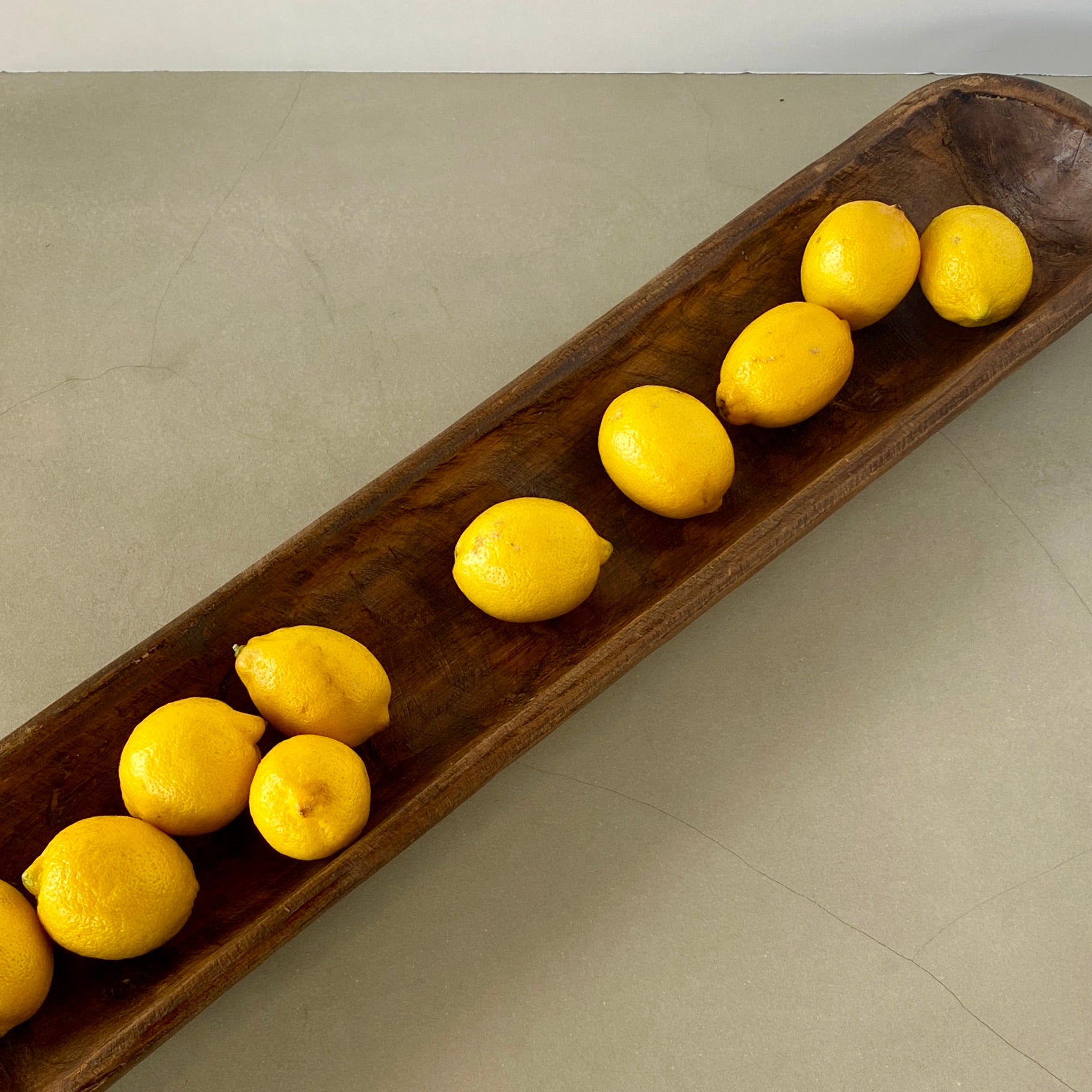 Rustic Wood Bread Bowl