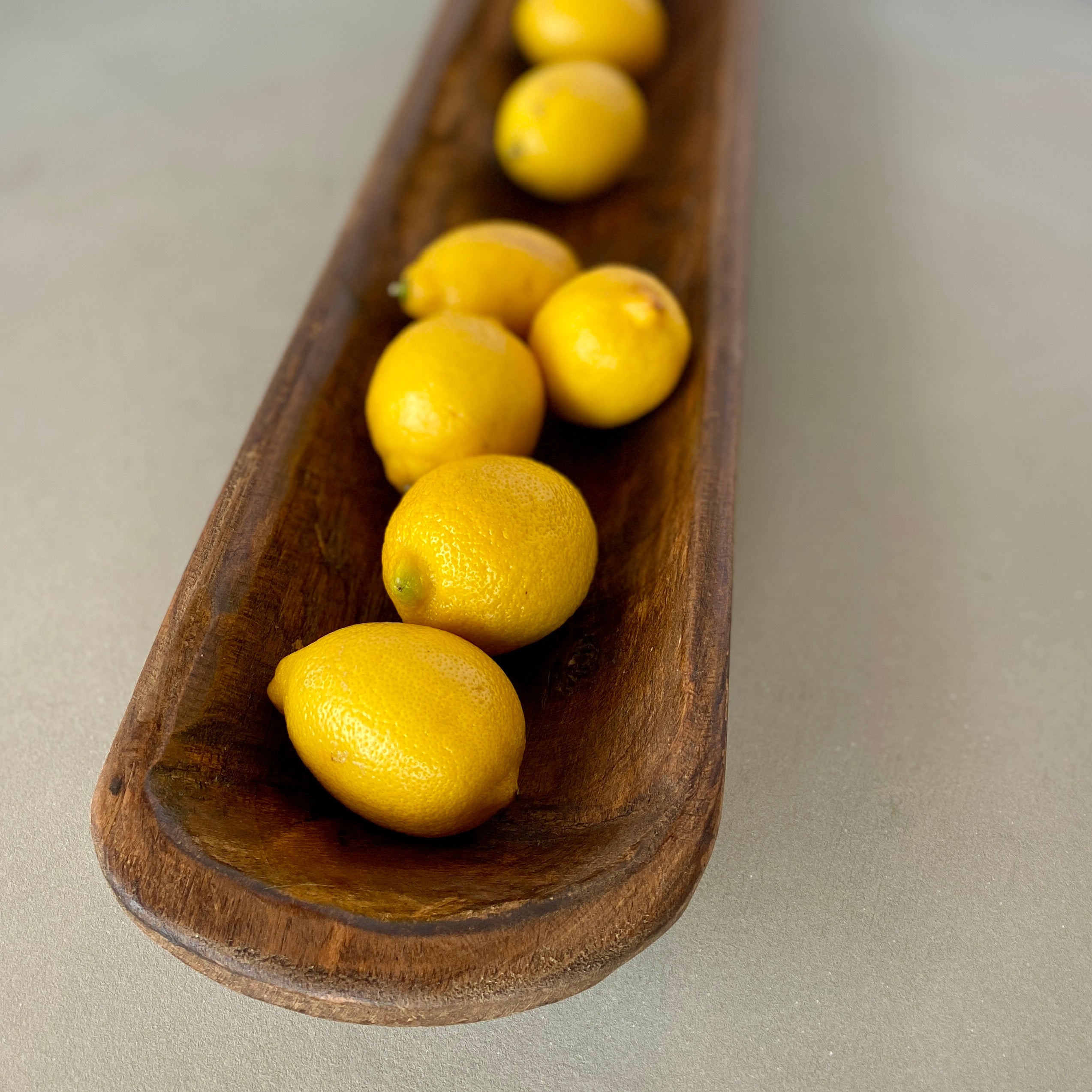 Rustic Wood Bread Bowl