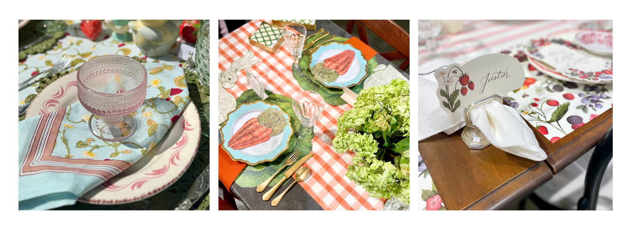 Table Linens and Paper Decor