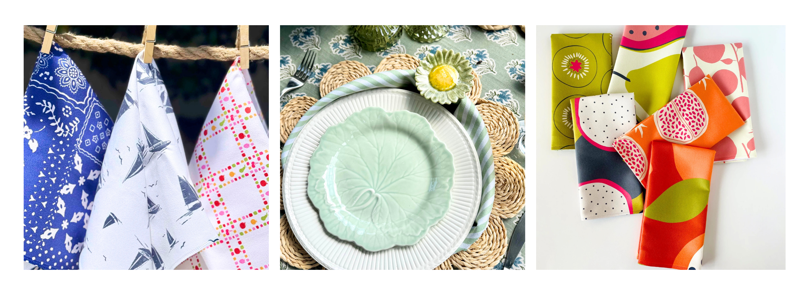 Shop no-iron cloth dinner napkins in sets of six. Soft, washable, reusable napkins for everyday dining, modern table settings, and effortless entertaining.