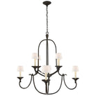 Product photo of the Flemish Eight Light Chandelier in Aged Iron ( SKU# CHC 1494AI-L )