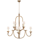 Product photo of the Flemish Eight Light Chandelier in Gilded Iron ( SKU# CHC 1494GI-L )