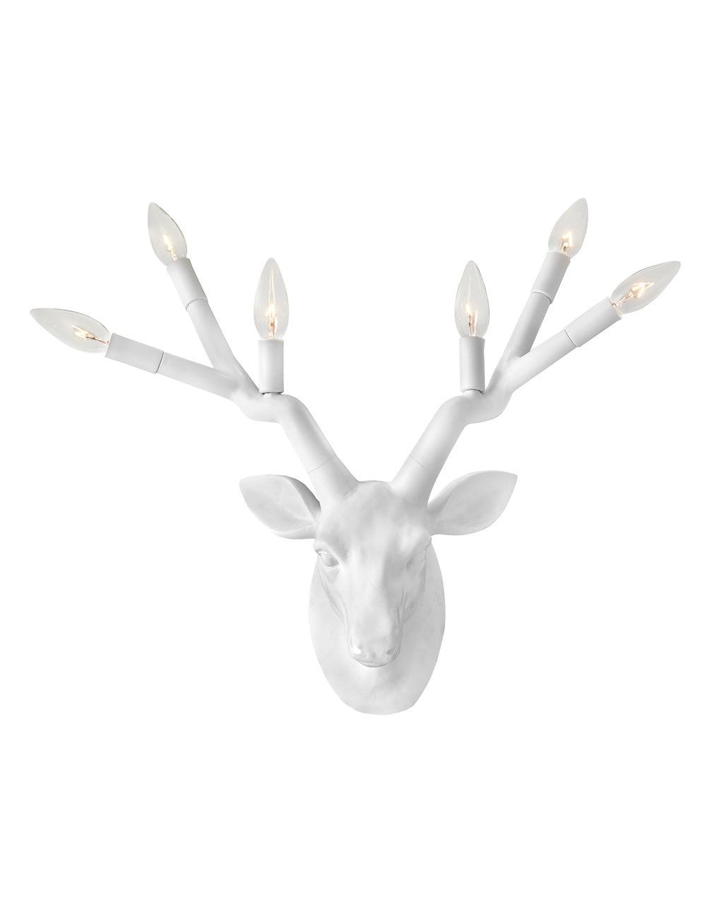 Product photo of the Stag LED Wall Sconce in Chalk White ( SKU# 30602CI )