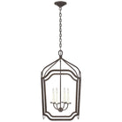 Product photo of the Ancaster Four Light Lantern in Aged Iron ( SKU# RL 5781AI )