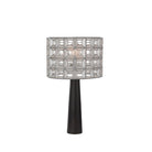 Product photo of the Prado One Light Table Lamp in Oxidized Silver Leaf ( SKU# 509191OSL )