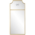 Product photo of the Caddington Mirror in Satin Brushed Brass ( SKU# 09748 )