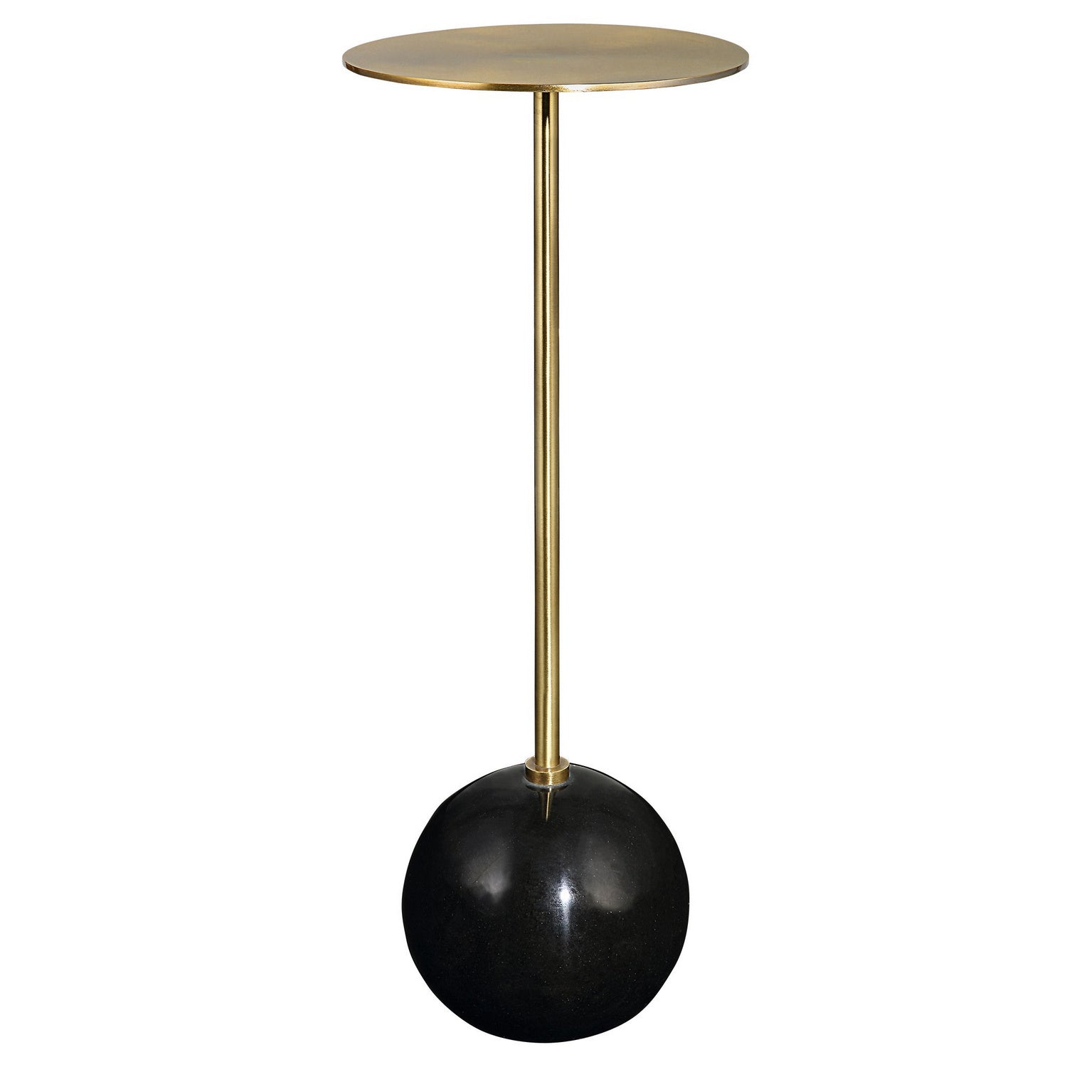 Product photo of the Gimlet Drink Table in Brushed Brass ( SKU# 25181 )
