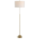 Product photo of the Prominence One Light Floor Lamp in Brushed Antique Brass ( SKU# 30152-1 )